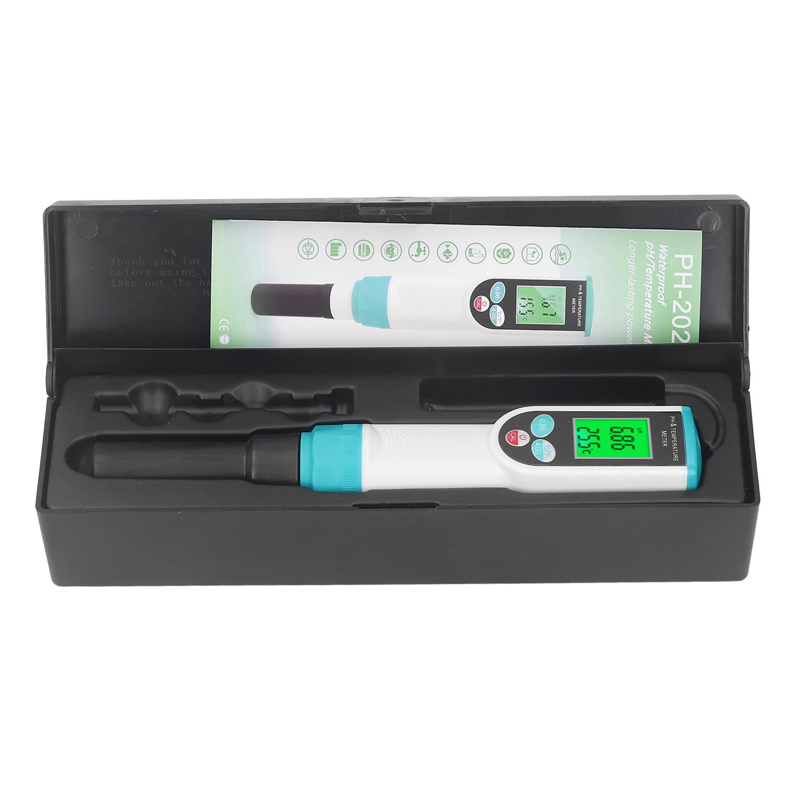 2 In 1 Soil PH Temperature Meter Soil Tester for Horticultural Flowers Plants