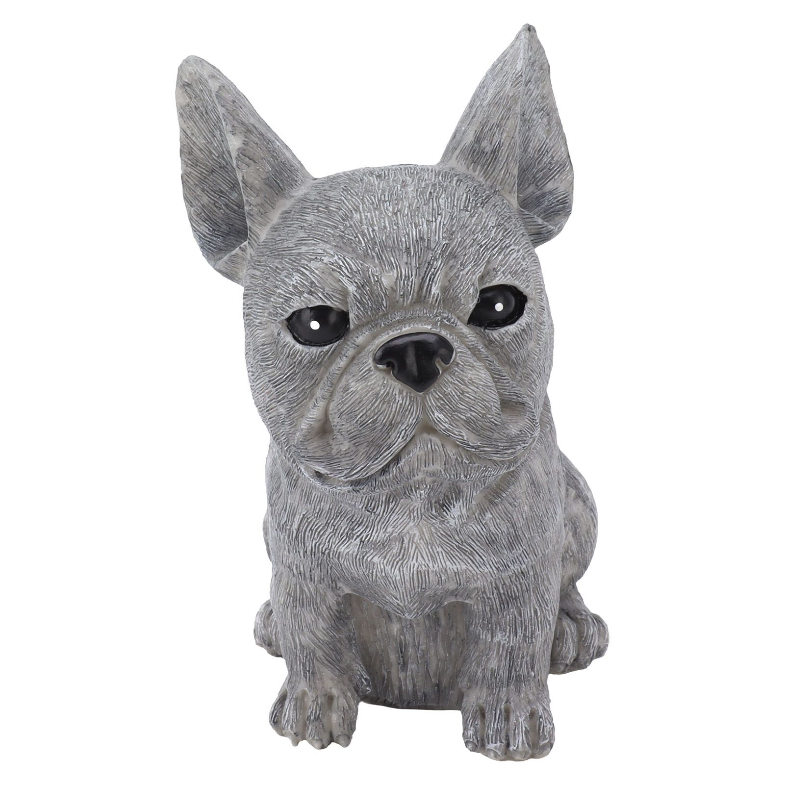 Dog Garden Statues DIY Lifelike Prevent Cracking Resin Dog Statues Home Decor