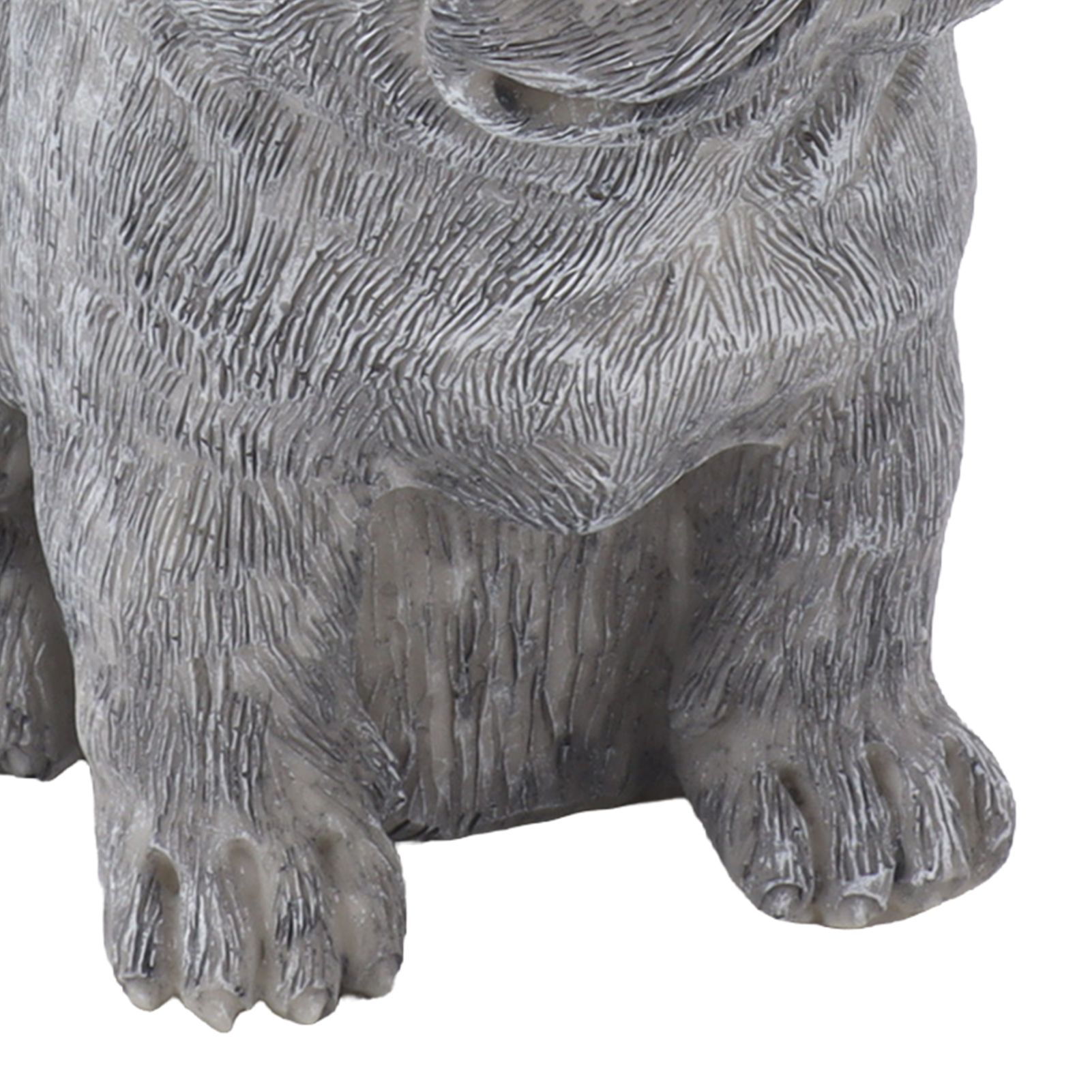 Dog Garden Statues DIY Lifelike Prevent Cracking Resin Dog Statues Home Decor view 15