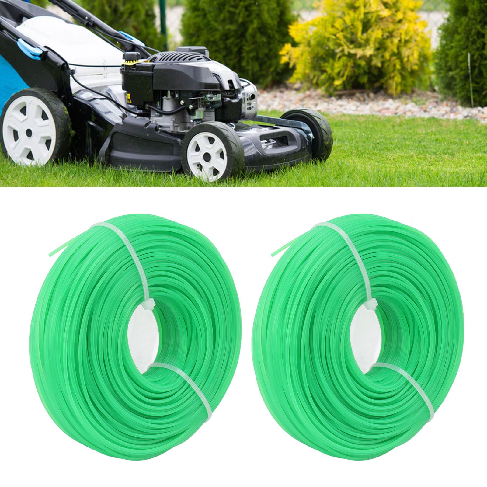 2Pcs Grass Strimmer Line Spool Nylon for Garden Electric Trimmer 100meter view 11