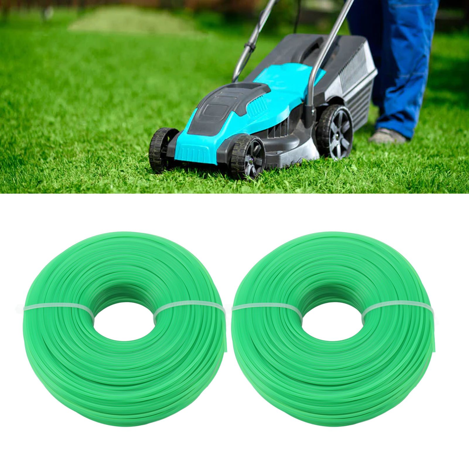 2Pcs Grass Strimmer Line Spool Nylon for Garden Electric Trimmer 100meter view 12
