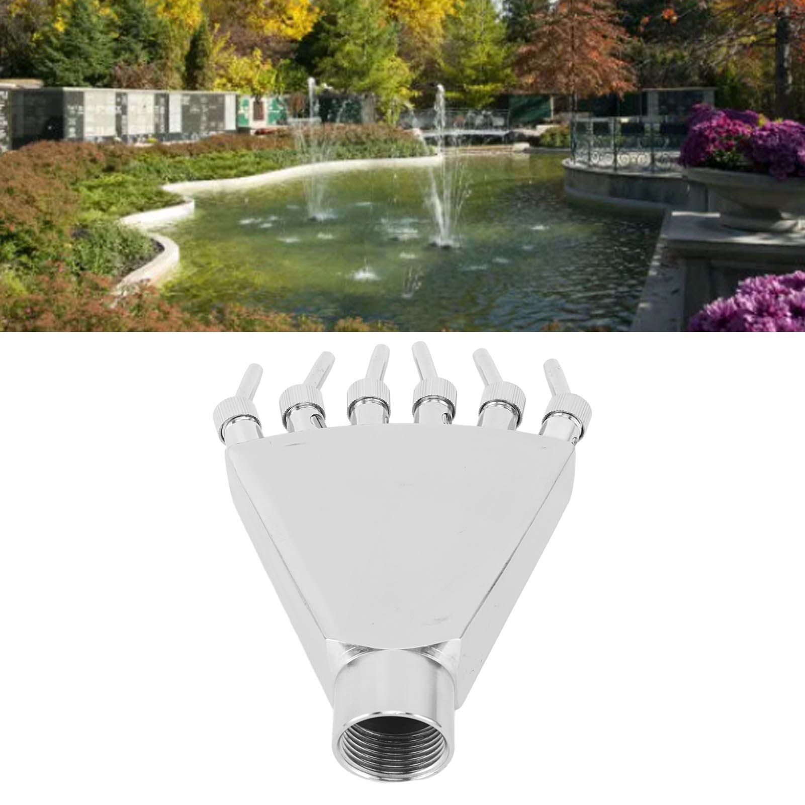 G1 Fountain Nozzle Stainless Steel Fountain Water Spray Sprinkler Head view 11