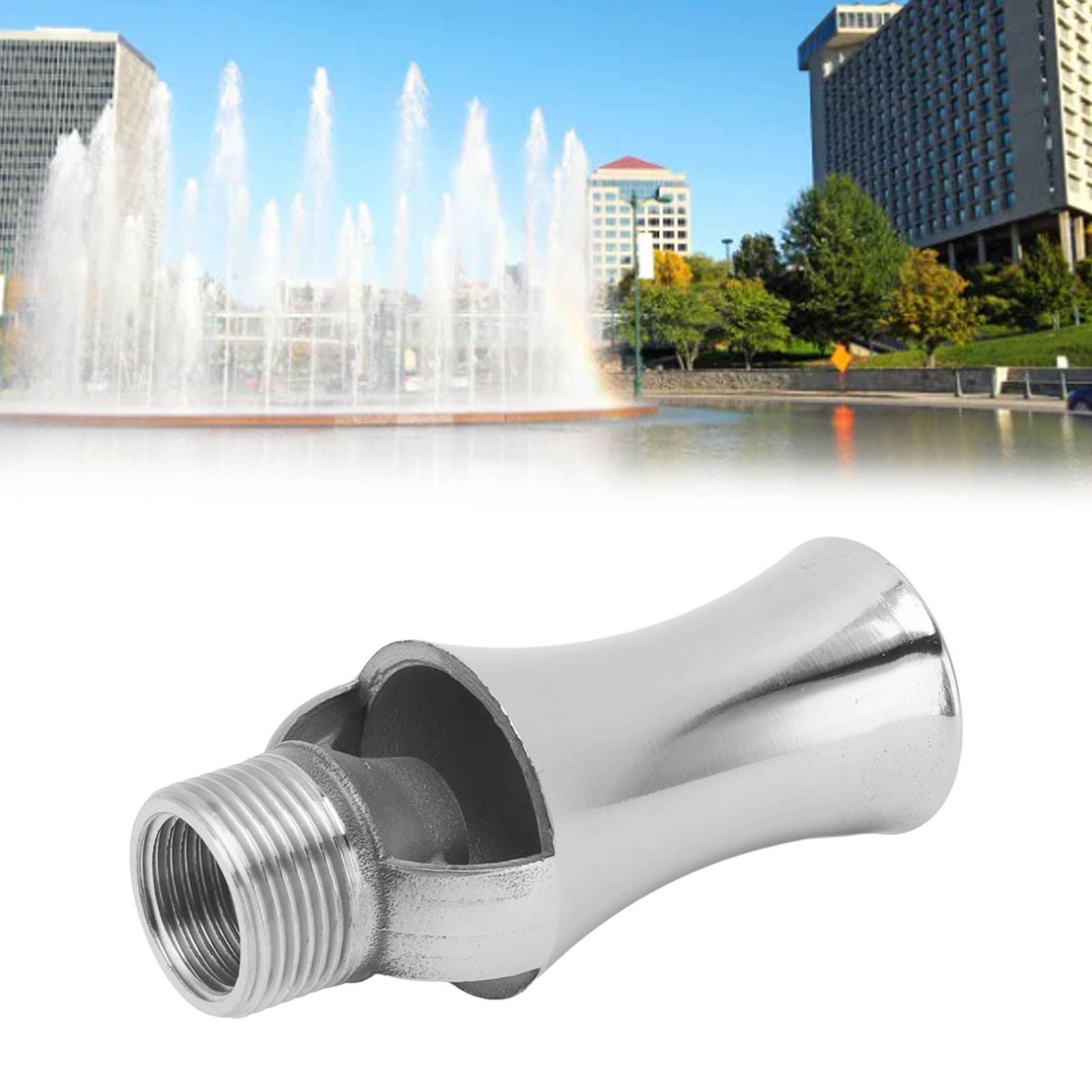 Stainless Steel Ice Tower Cascade Cedar Water Fountain Nozzle Cascade Cedar view 12