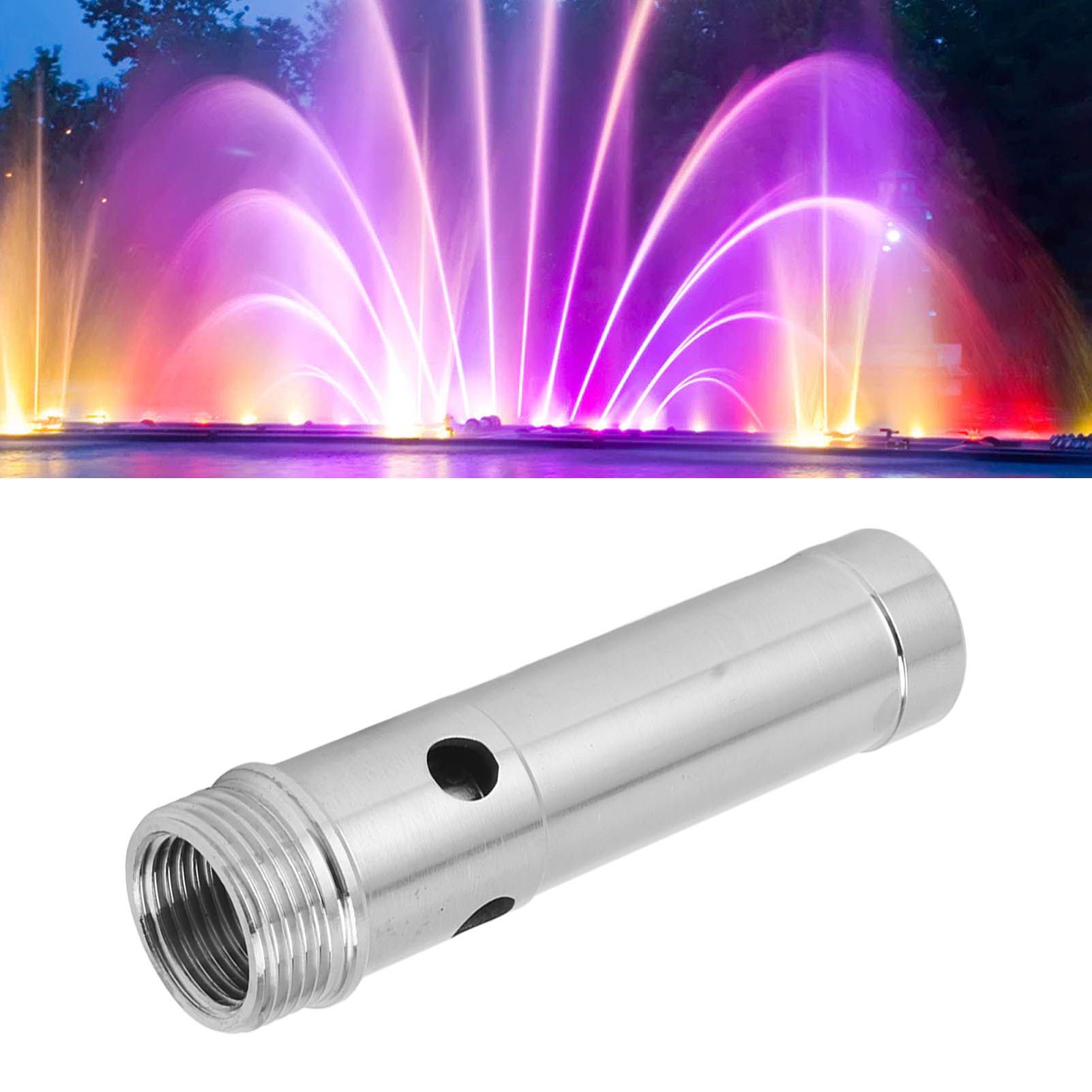 Water Fountain Nozzle G1/2 Female Thread G3/4 Male Thread Stainless Steel view 12