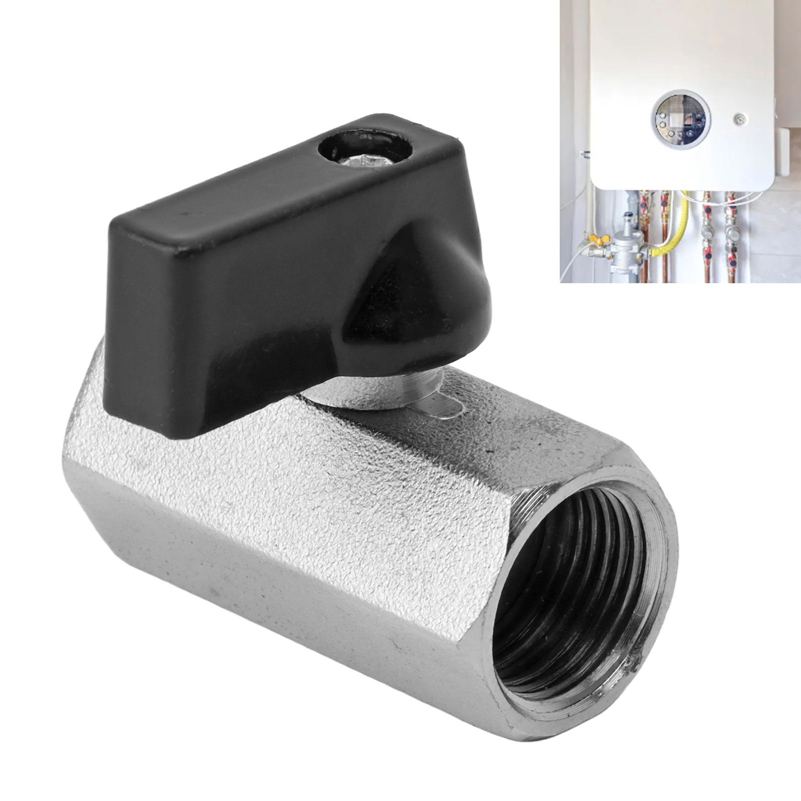 Gas Ball Valve Copper Core Thickened Natural Gas Switch for Household Water view 12