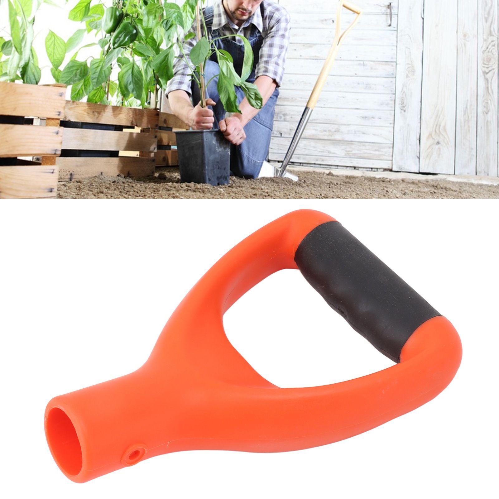 3.2cm Shovel Handle Ergonomic Design Multifunctional Rugged Shovel D Grip view 12