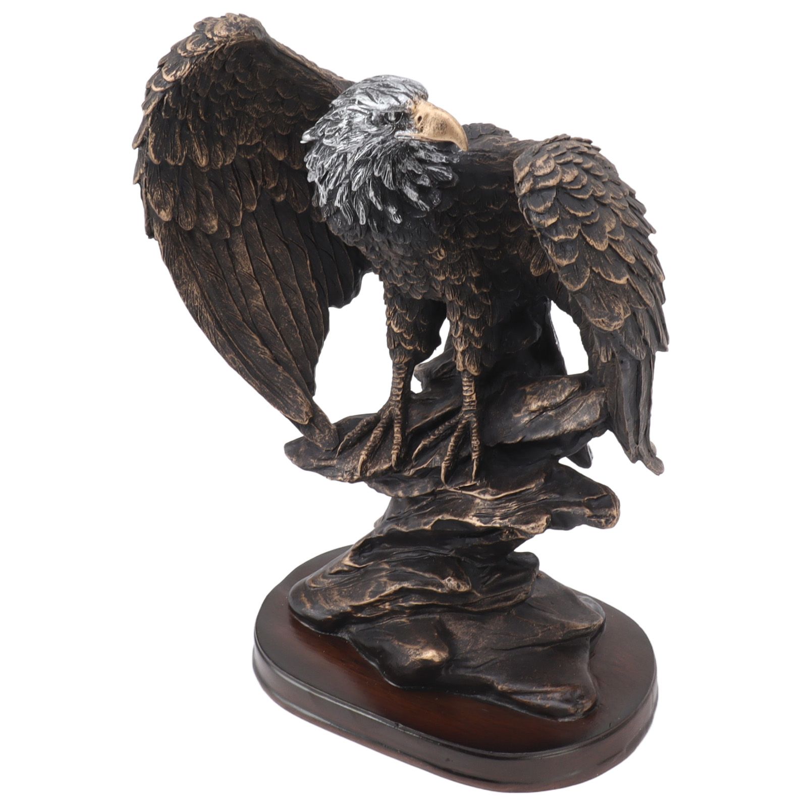 Eagle Statue Resin Vivid Ingenious Durable Decorative Vintage Eagle Figurine view 3