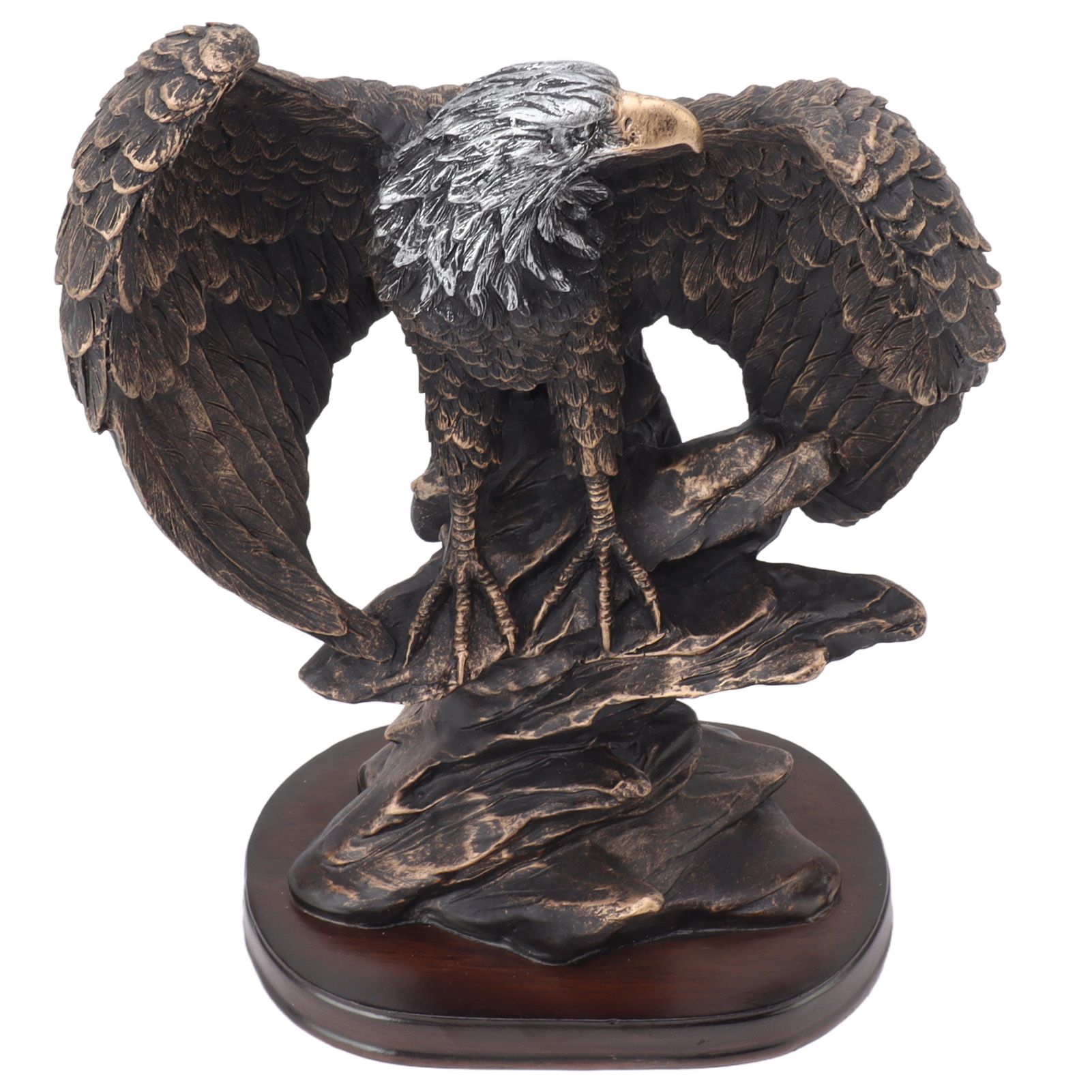 Eagle Statue Resin Vivid Ingenious Durable Decorative Vintage Eagle Figurine view 4