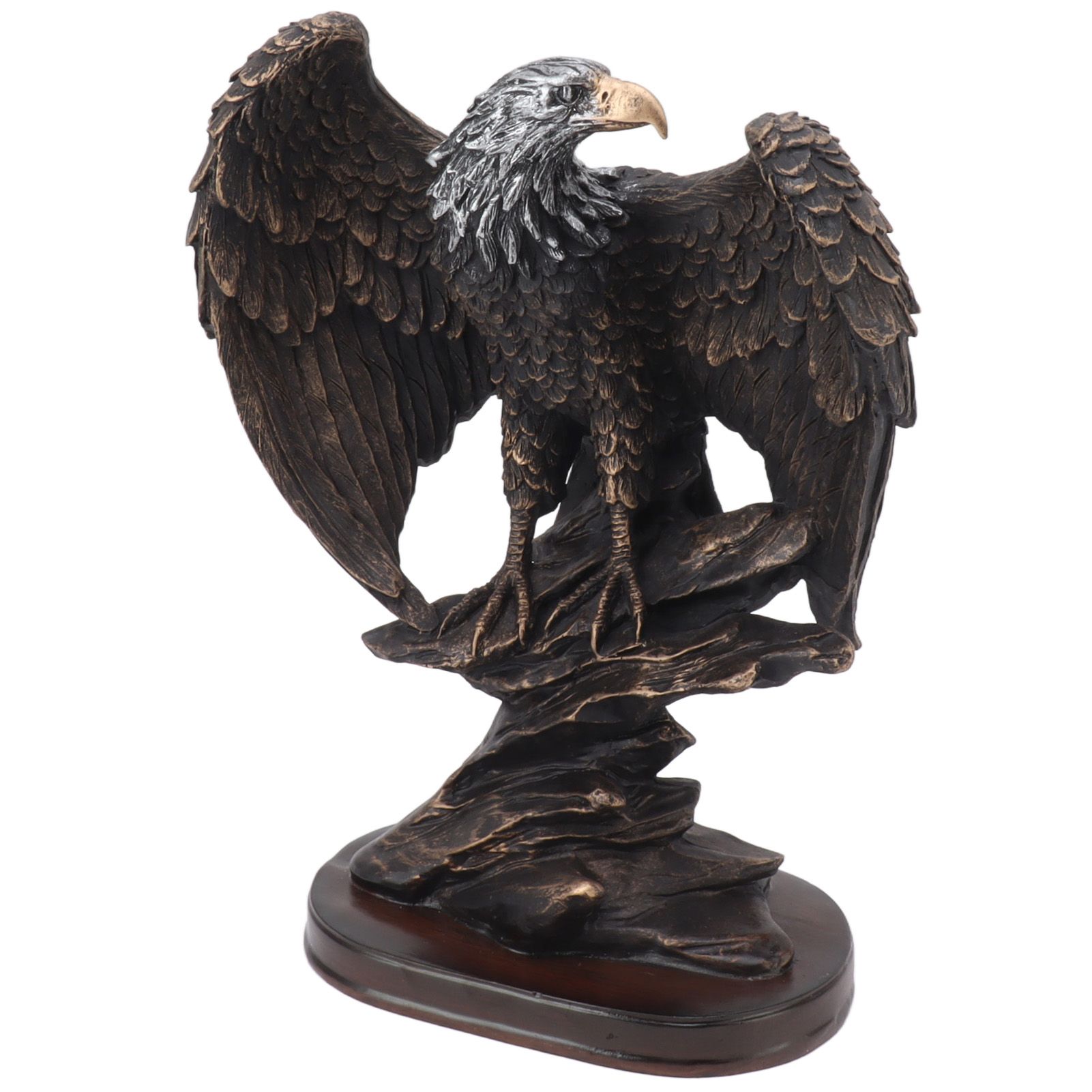 Eagle Statue Resin Vivid Ingenious Durable Decorative Vintage Eagle Figurine view 6