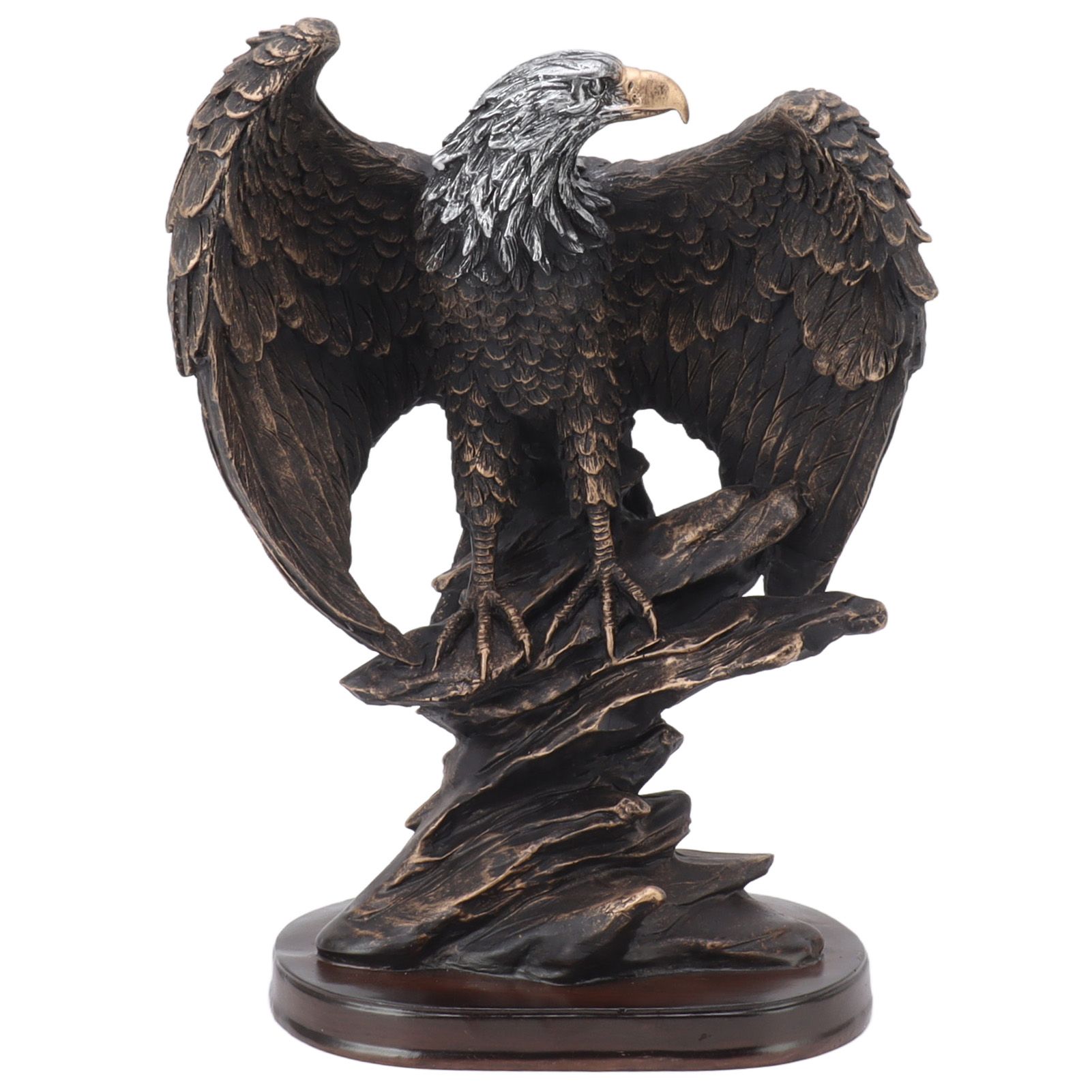 Eagle Statue Resin Vivid Ingenious Durable Decorative Vintage Eagle Figurine view 7