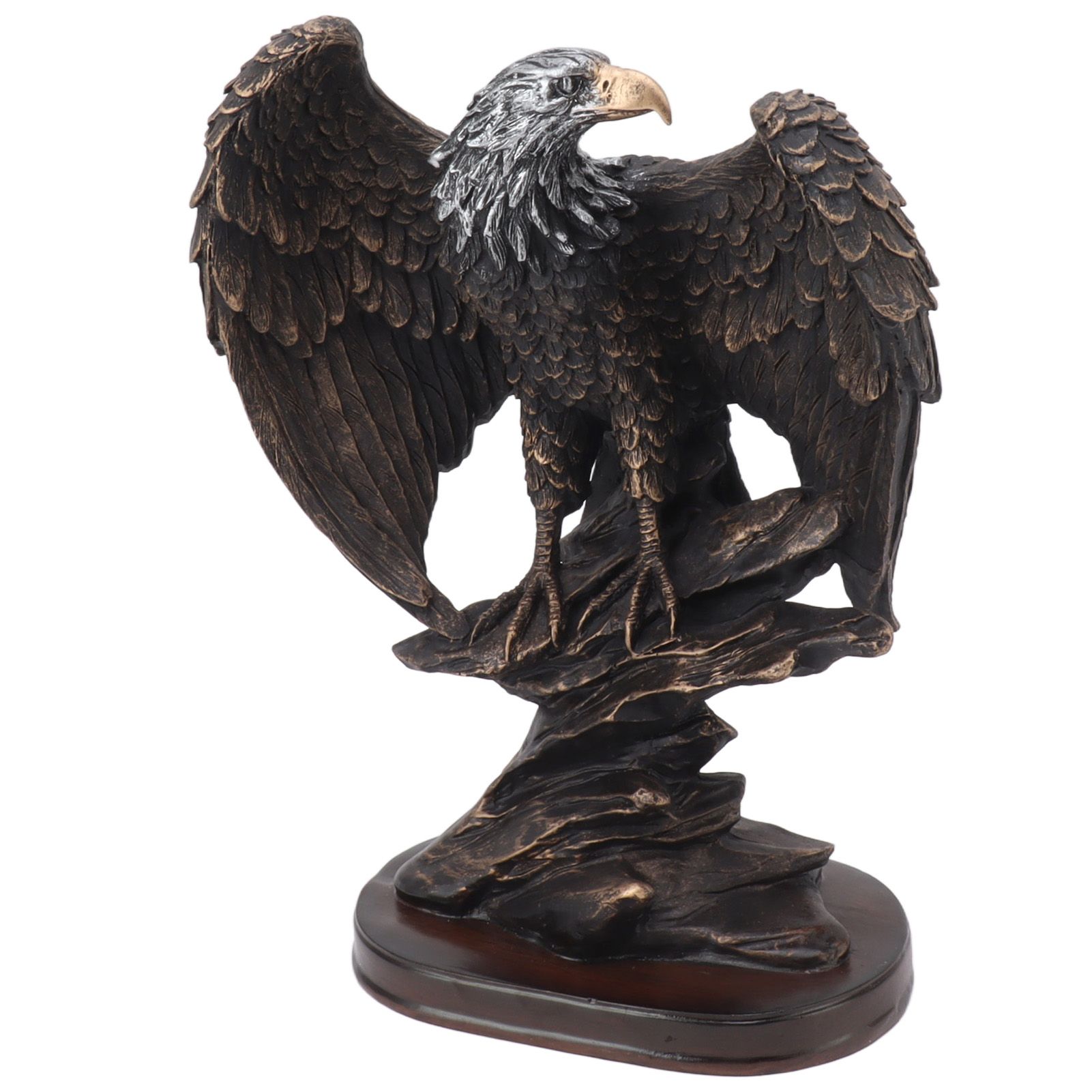 Eagle Statue Resin Vivid Ingenious Durable Decorative Vintage Eagle Figurine view 9