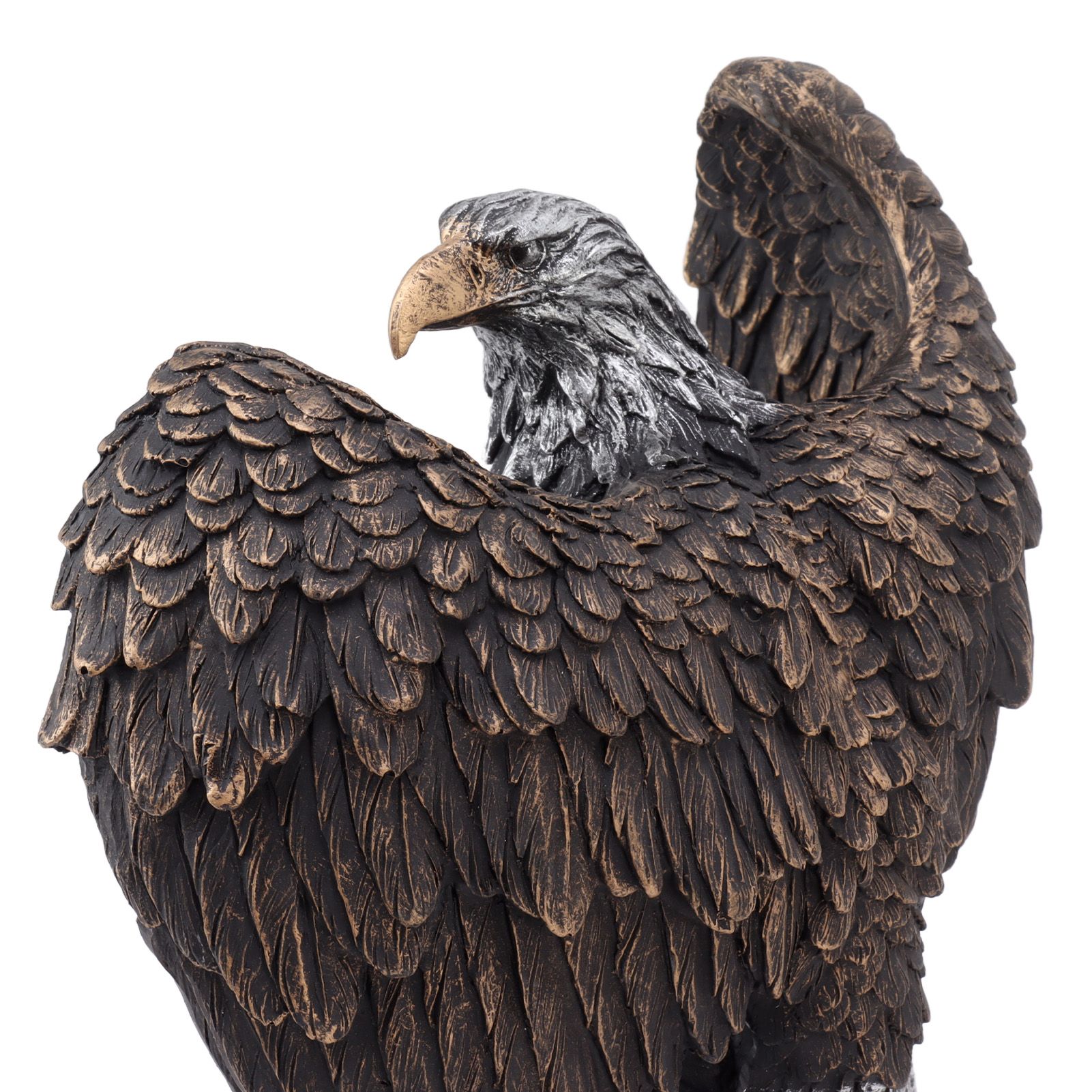 Eagle Statue Resin Vivid Ingenious Durable Decorative Vintage Eagle Figurine view 13