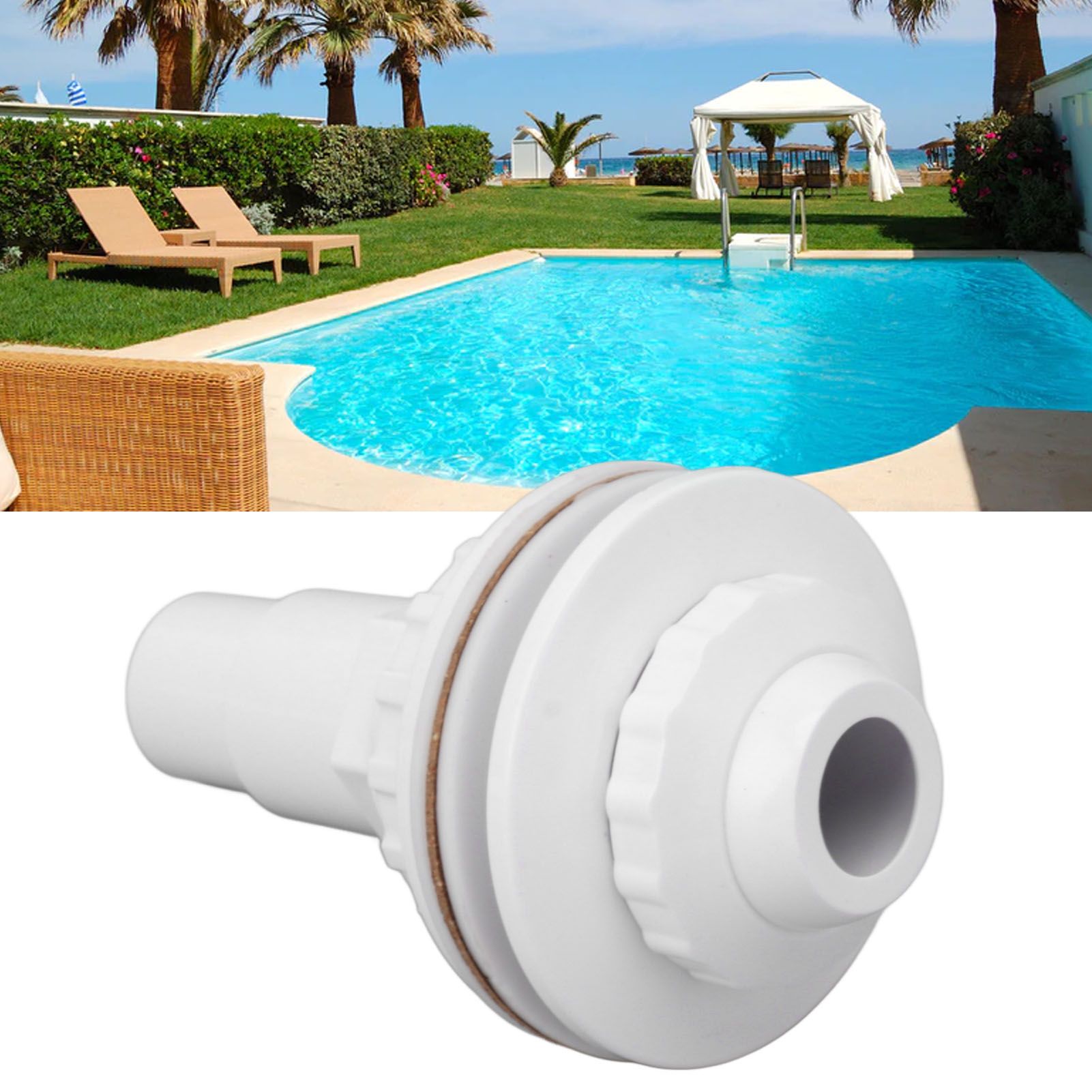Complete Return Jet Fitting Leakproof PVC 1‑1/2 Inch Inlet Return Fitting for view 11