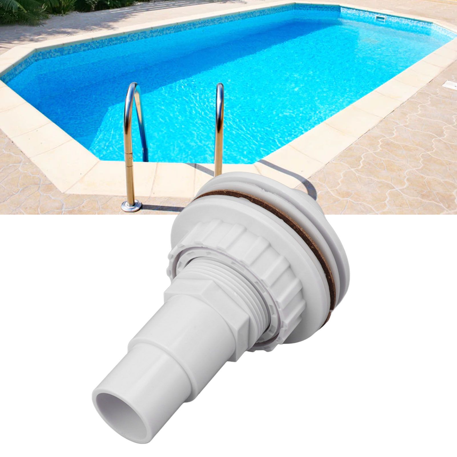 Complete Return Jet Fitting Leakproof PVC 1‑1/2 Inch Inlet Return Fitting for view 12