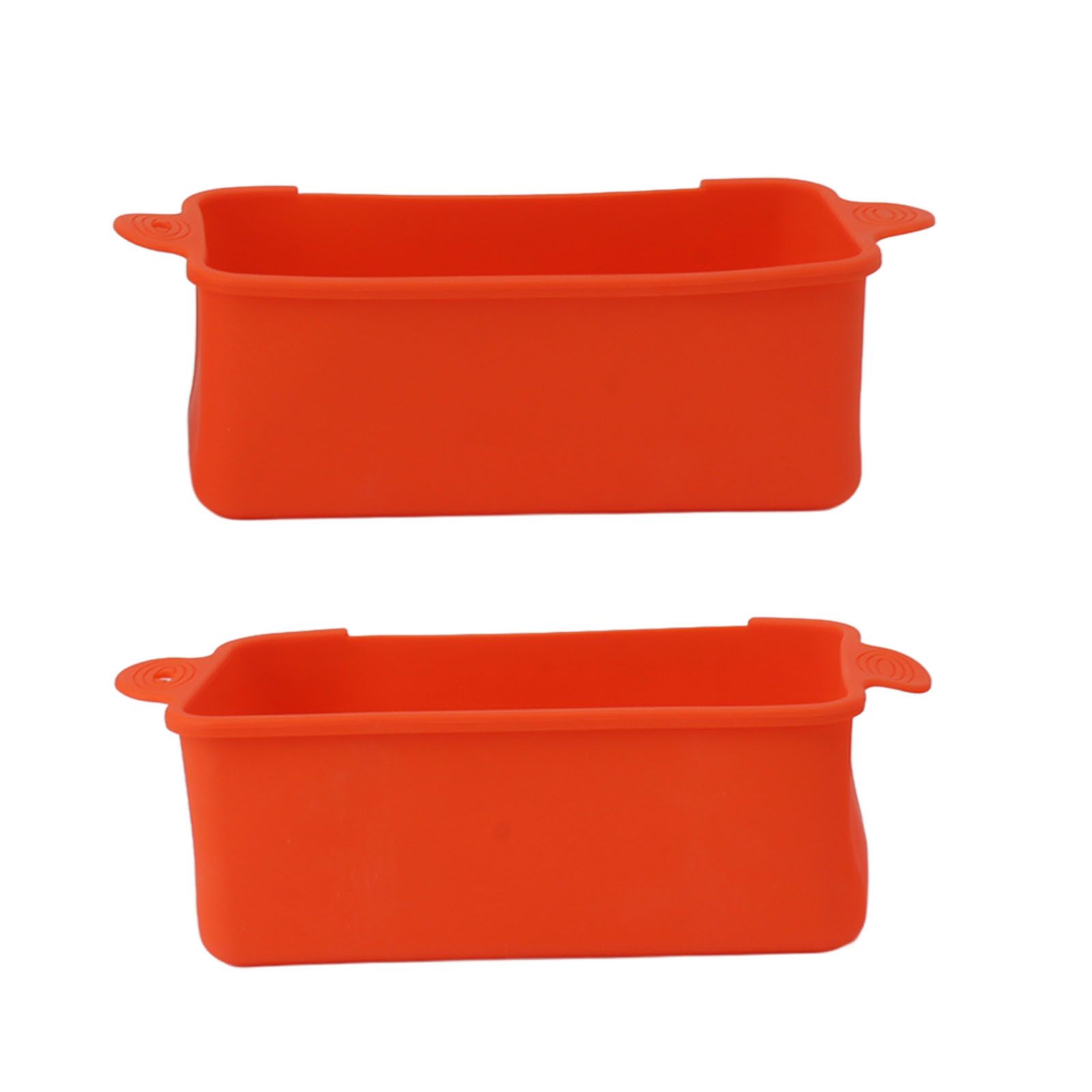 2Pcs Silicone Grease Cup Liners Reusable Drip Pan Liners Silicone Rear Grease
