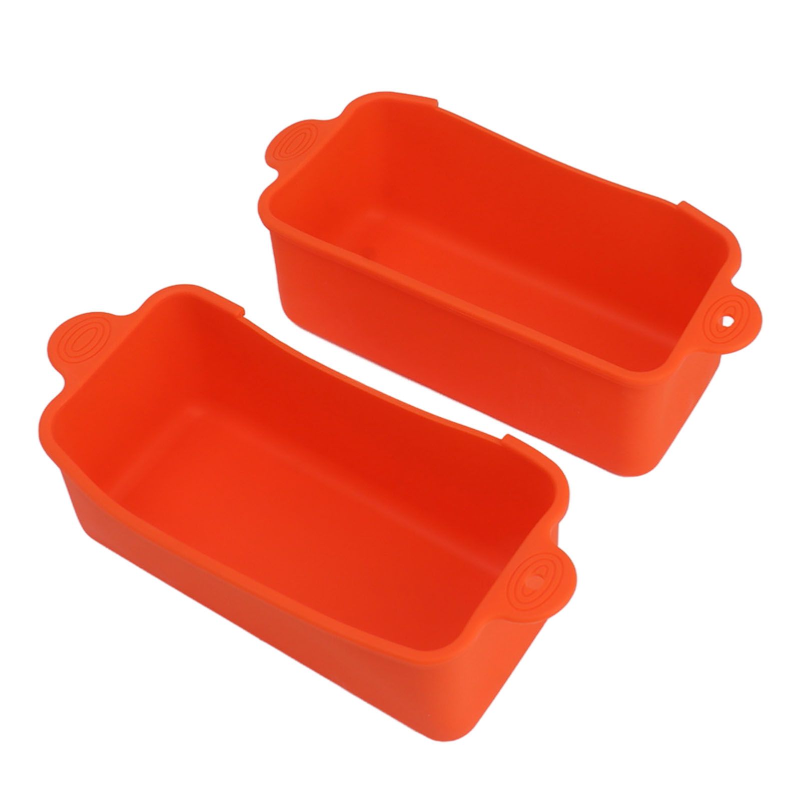 2Pcs Silicone Grease Cup Liners Reusable Drip Pan Liners Silicone Rear Grease view 2