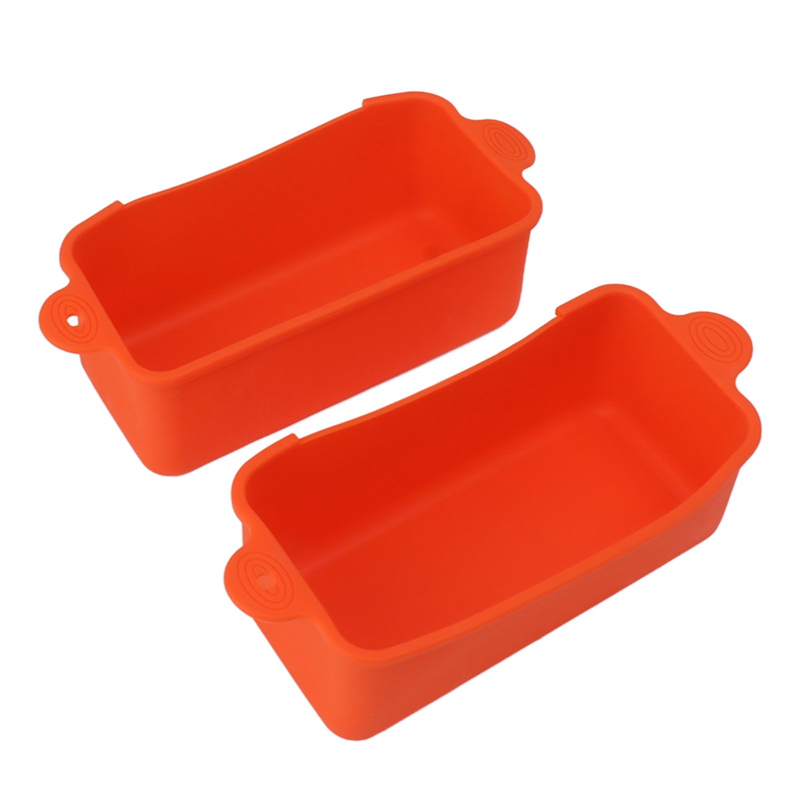 2Pcs Silicone Grease Cup Liners Reusable Drip Pan Liners Silicone Rear Grease view 3