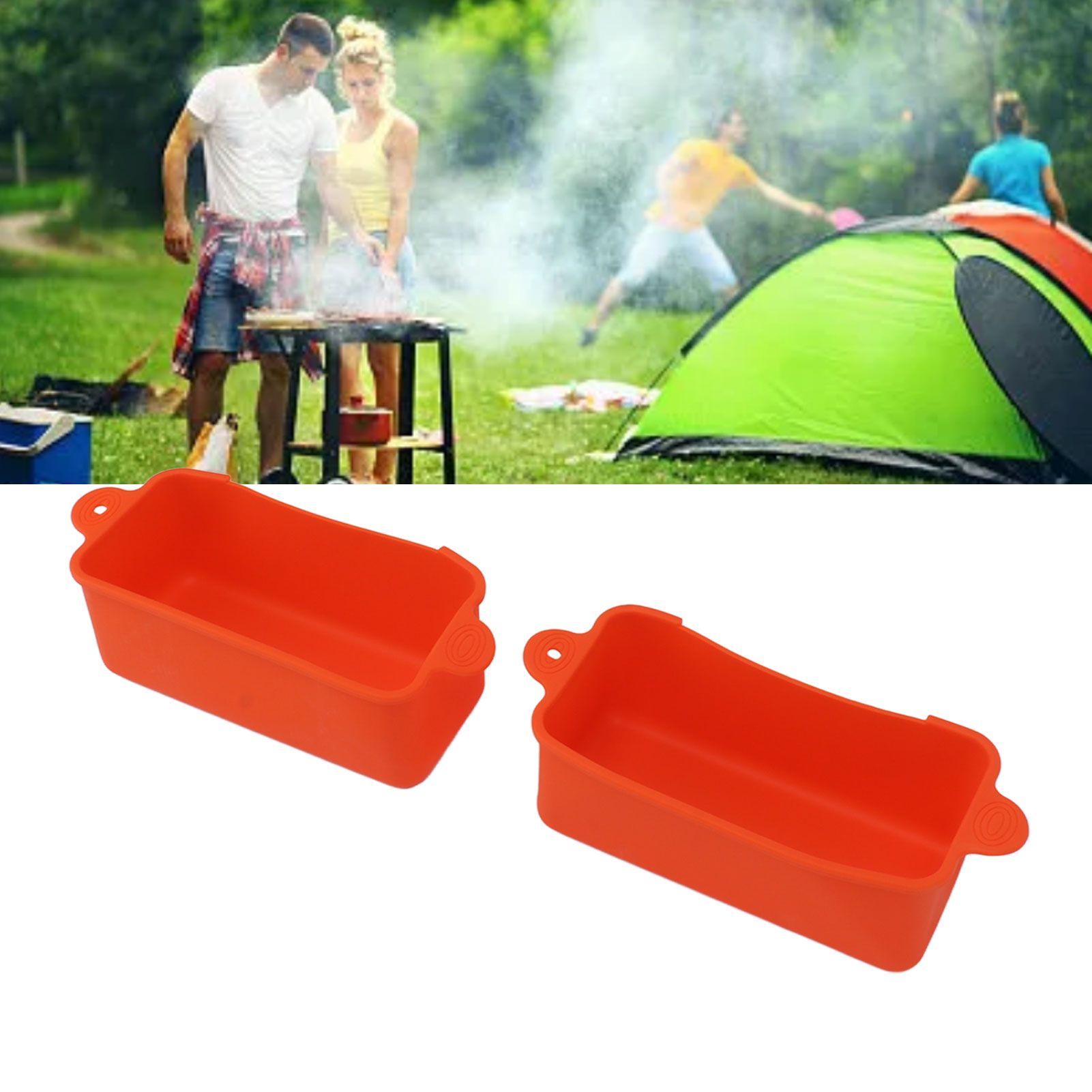 2Pcs Silicone Grease Cup Liners Reusable Drip Pan Liners Silicone Rear Grease view 12