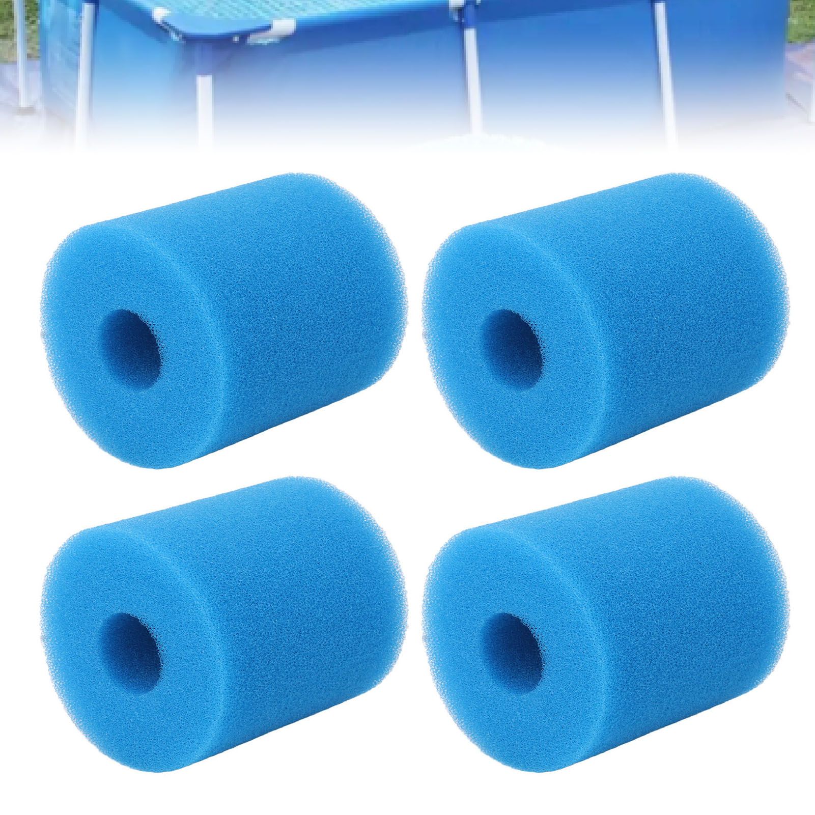 4PCS Pool Filter Sponge Reusable Washable TYPE H Swimming Pool Filter Foam for view 11
