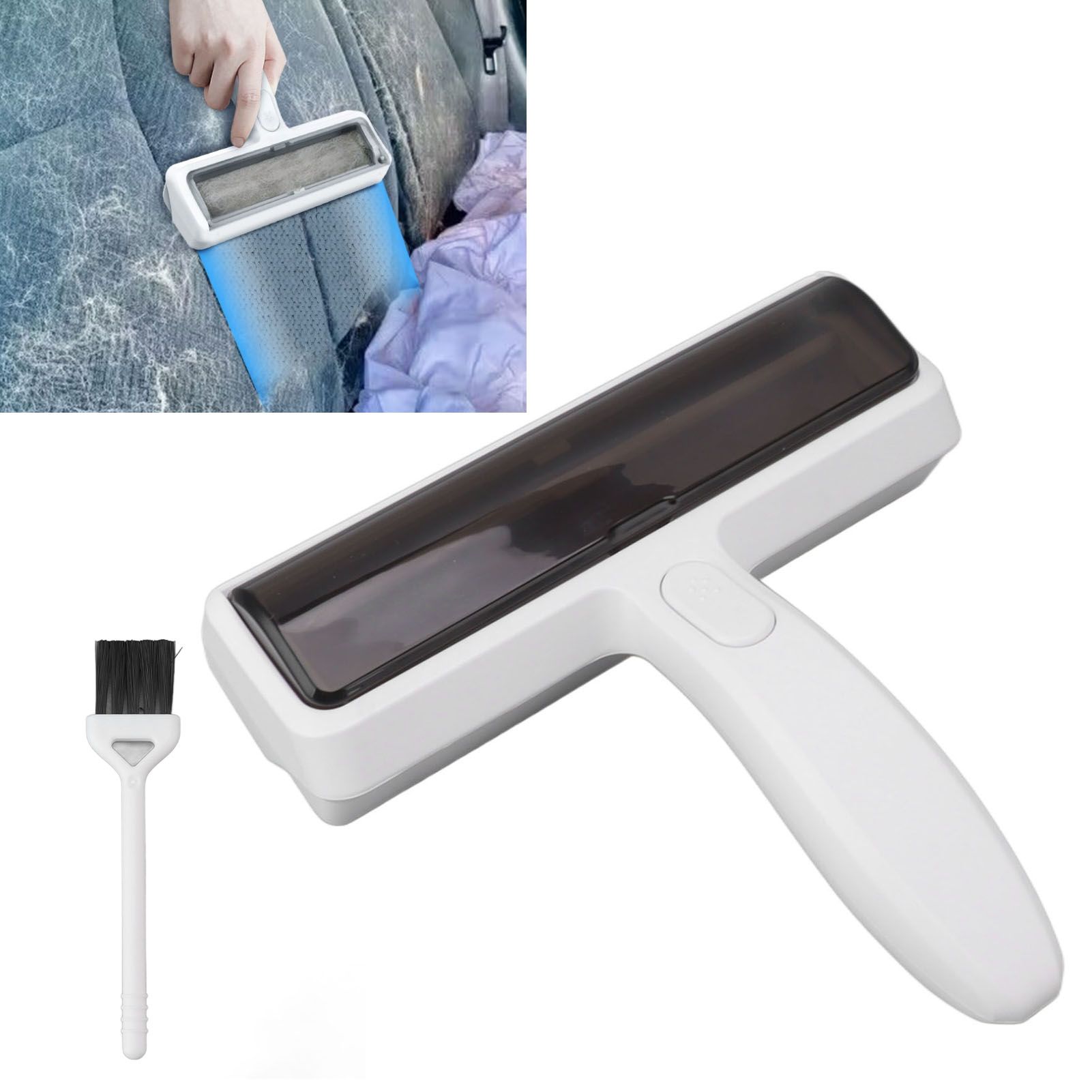 Pet Hair Remover Resuable Cat Dog Hair Remover for Furniture Couch Carpet Car view 11