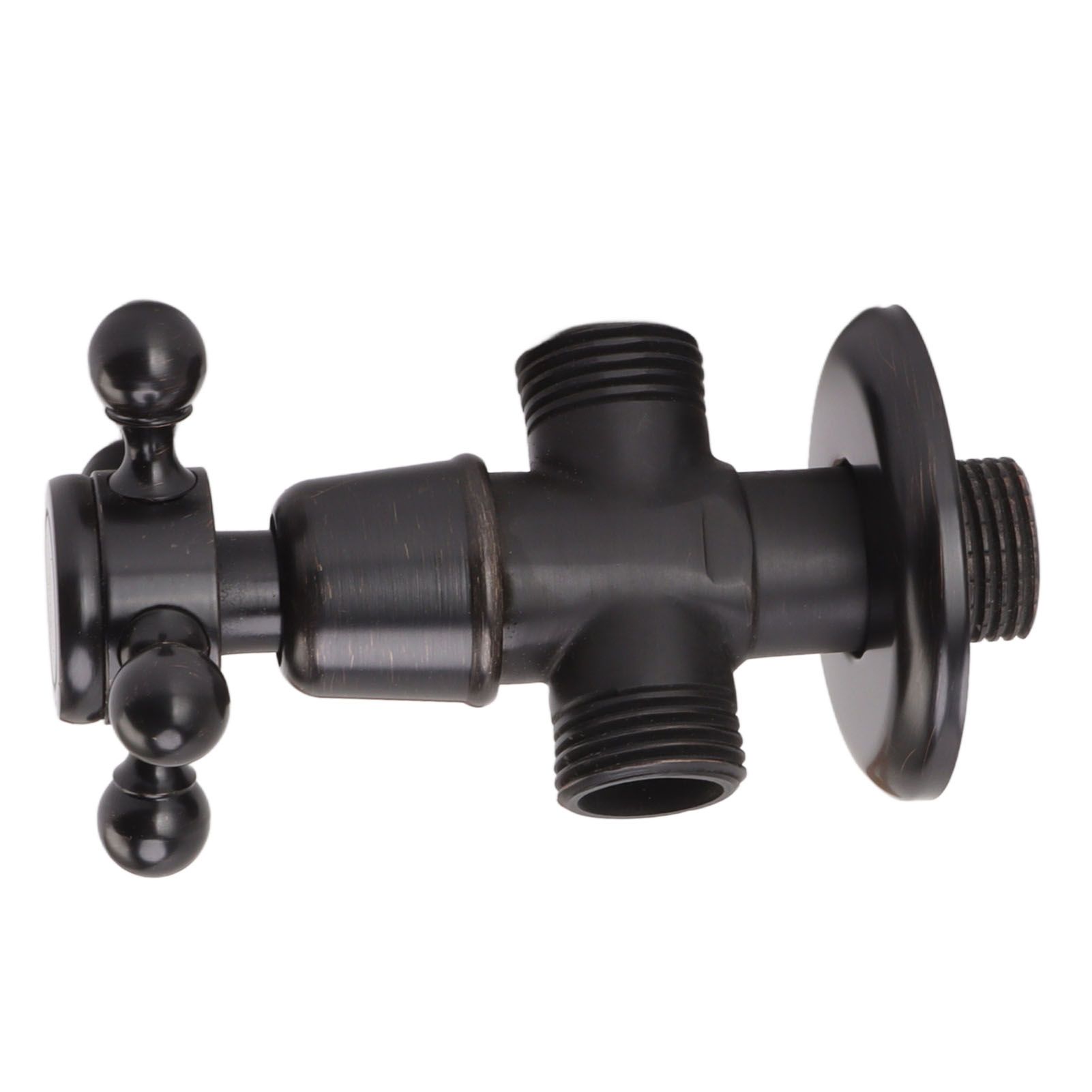 Angle Stop Valve Retro Copper Cross Handle Water Stop Valve for Bathroom view 5