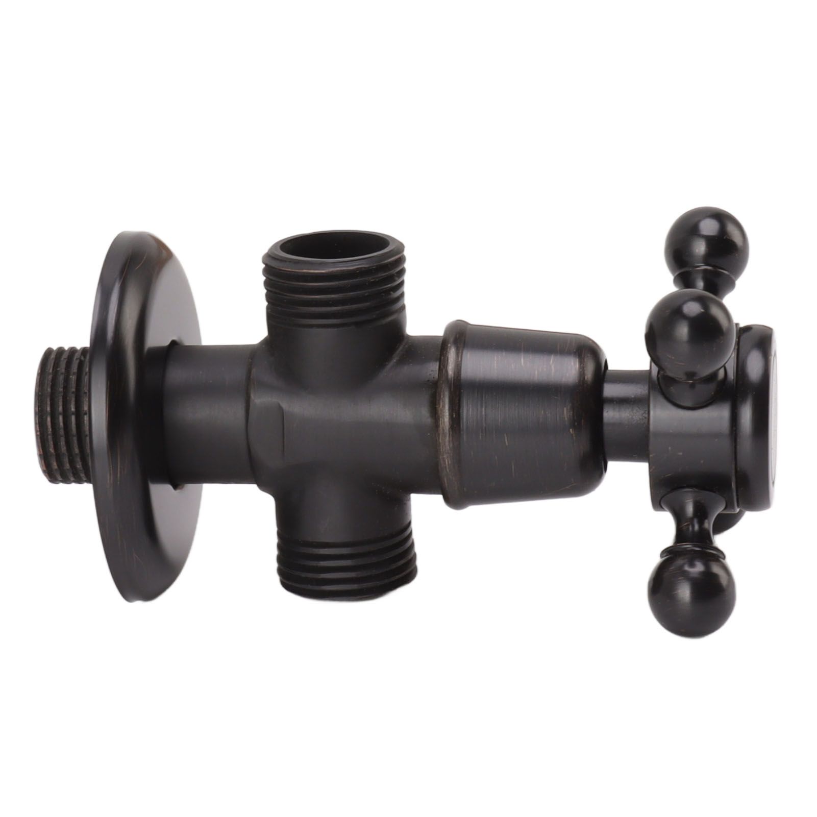 Angle Stop Valve Retro Copper Cross Handle Water Stop Valve for Bathroom view 7