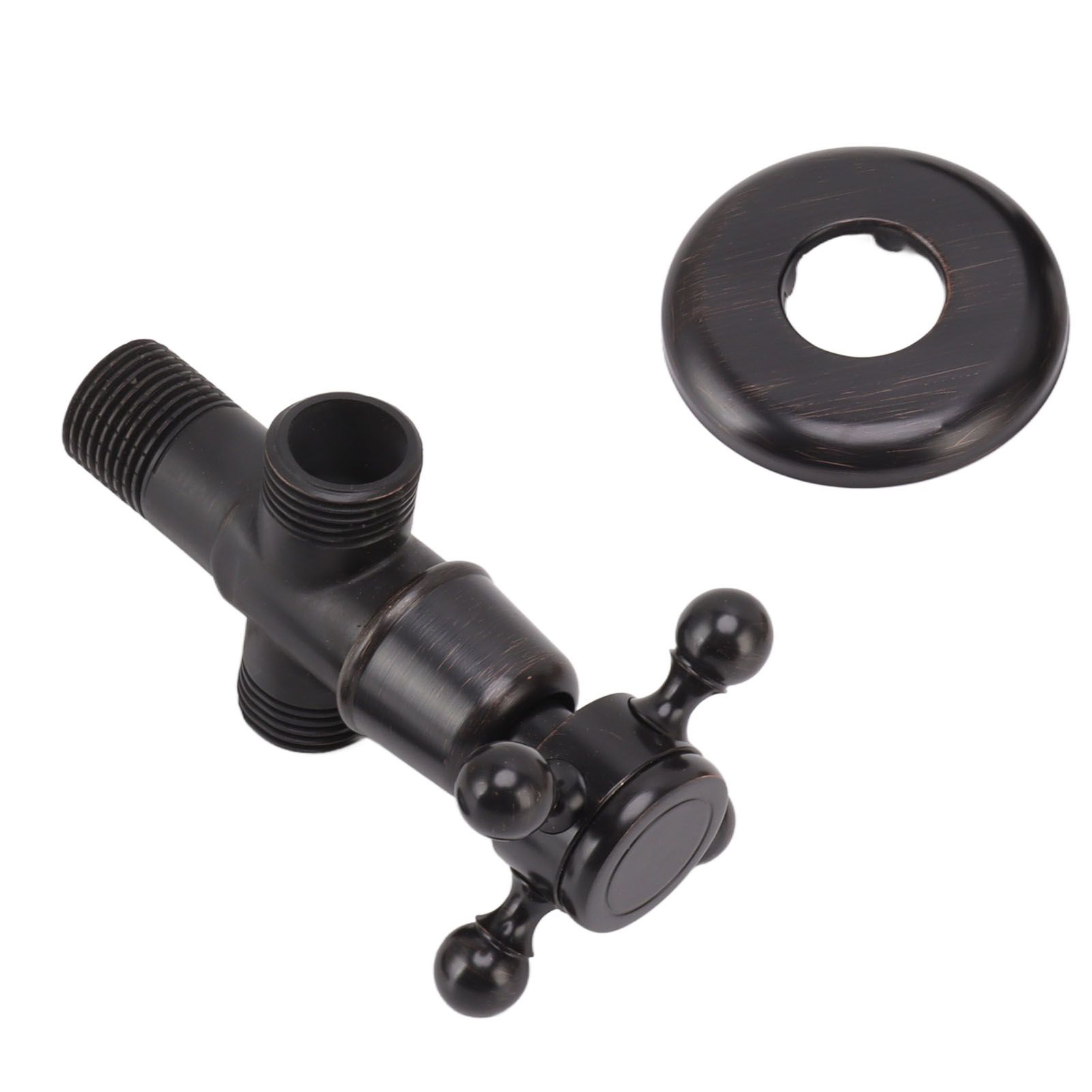 Angle Stop Valve Retro Copper Cross Handle Water Stop Valve for Bathroom view 10