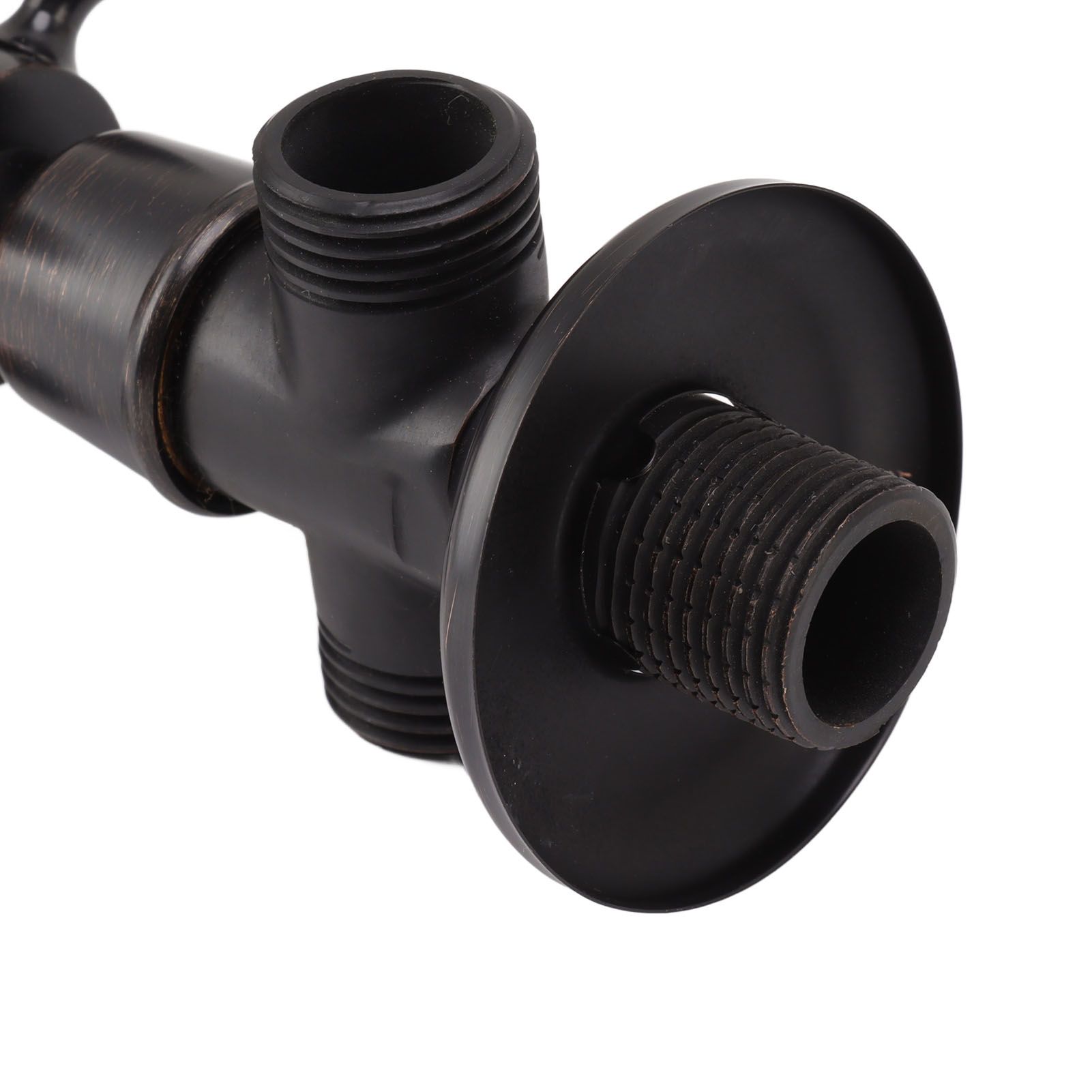 Angle Stop Valve Retro Copper Cross Handle Water Stop Valve for Bathroom view 14