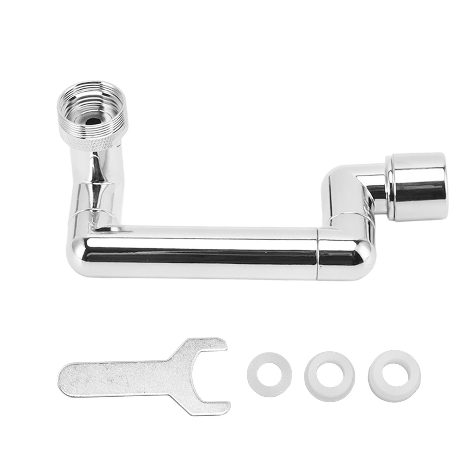 Faucet Extender Chrome Copper ABS Telescopic Swivel Faucet Tap Extension for