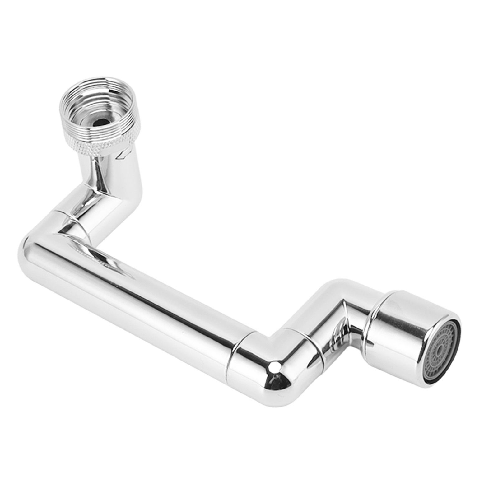 Faucet Extender Chrome Copper ABS Telescopic Swivel Faucet Tap Extension for view 4