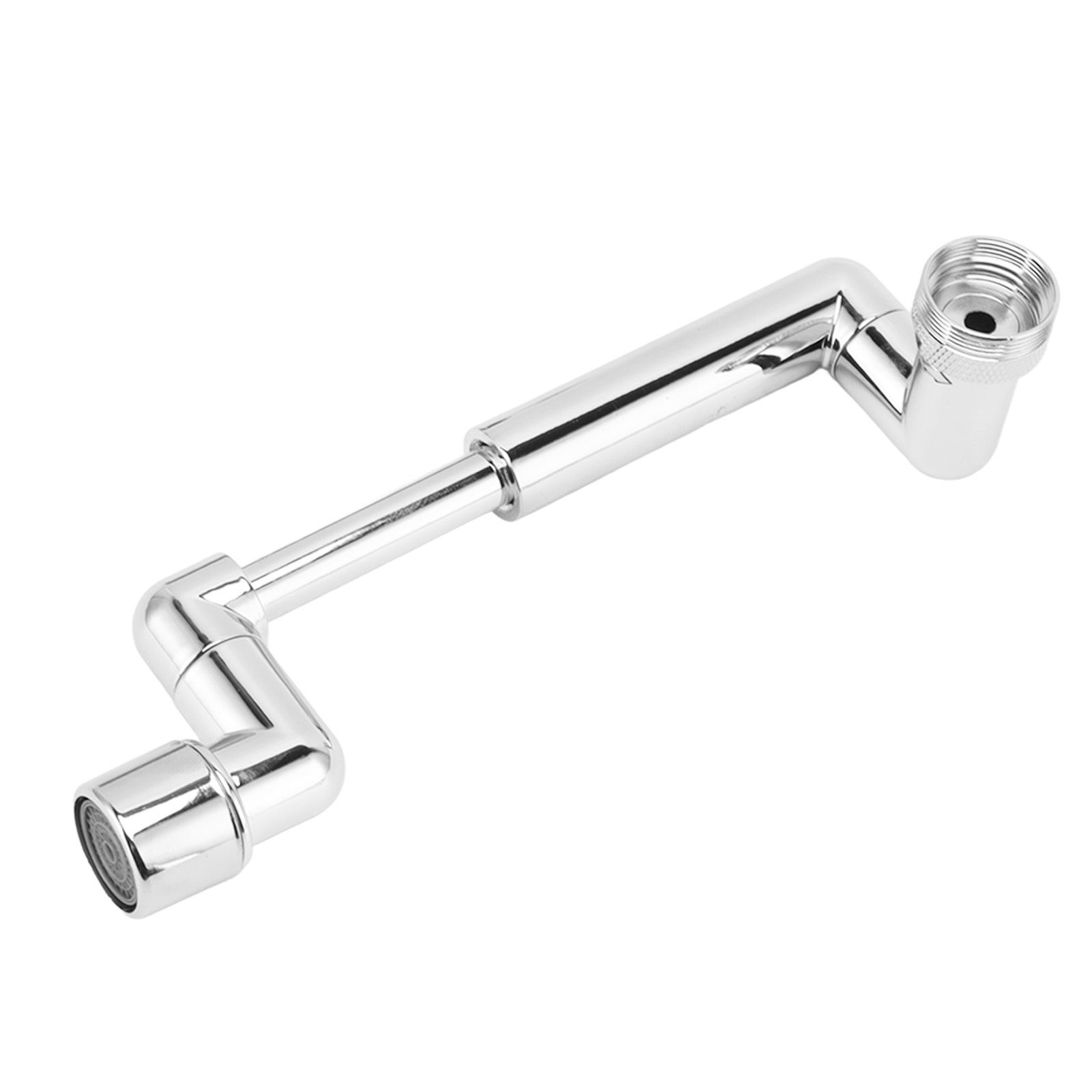 Faucet Extender Chrome Copper ABS Telescopic Swivel Faucet Tap Extension for view 8