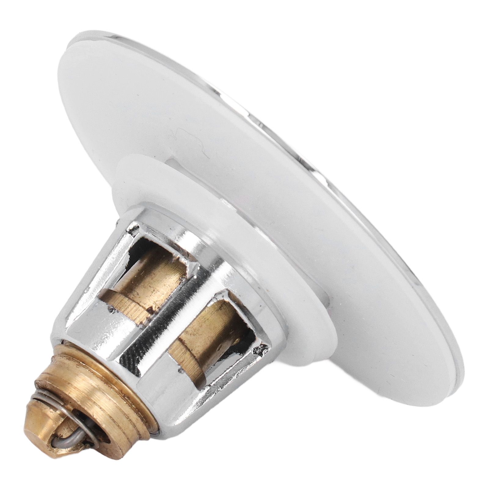Bathroom Sink Stopper Press Popping Up Anti Clogging Brass Stainless Steel view 9