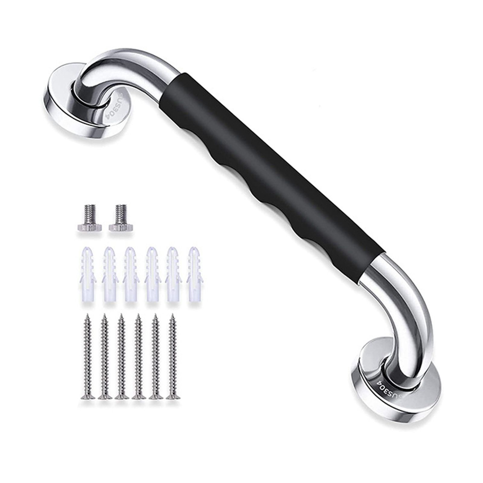 Safety Grab Bar 33.5cm Bathroom Anti Slipping Shower Handle Stainless Steel