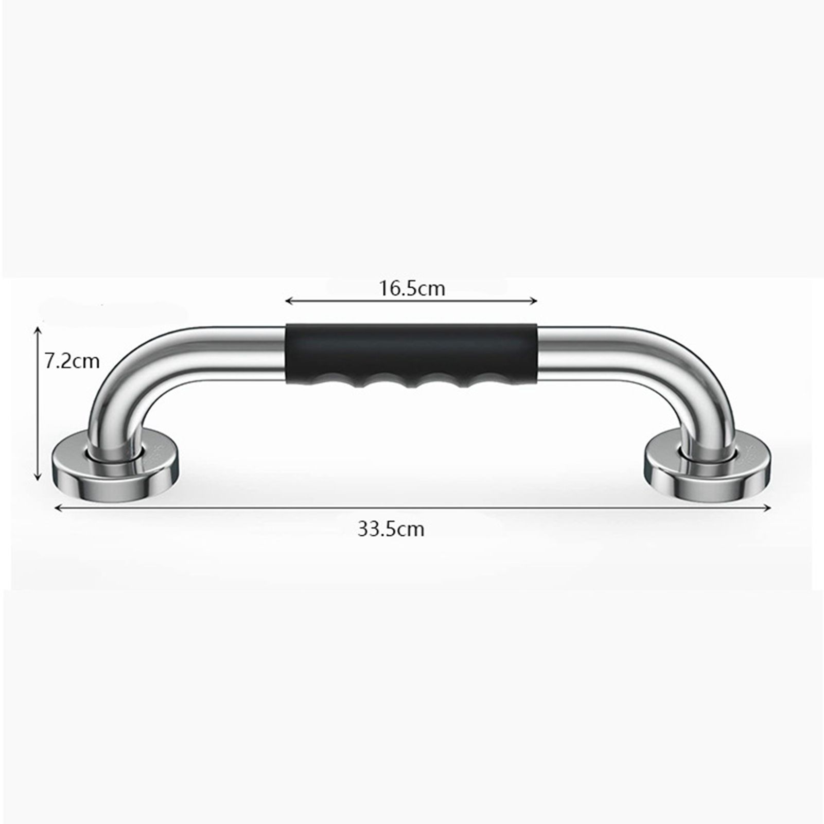 Safety Grab Bar 33.5cm Bathroom Anti Slipping Shower Handle Stainless Steel view 9