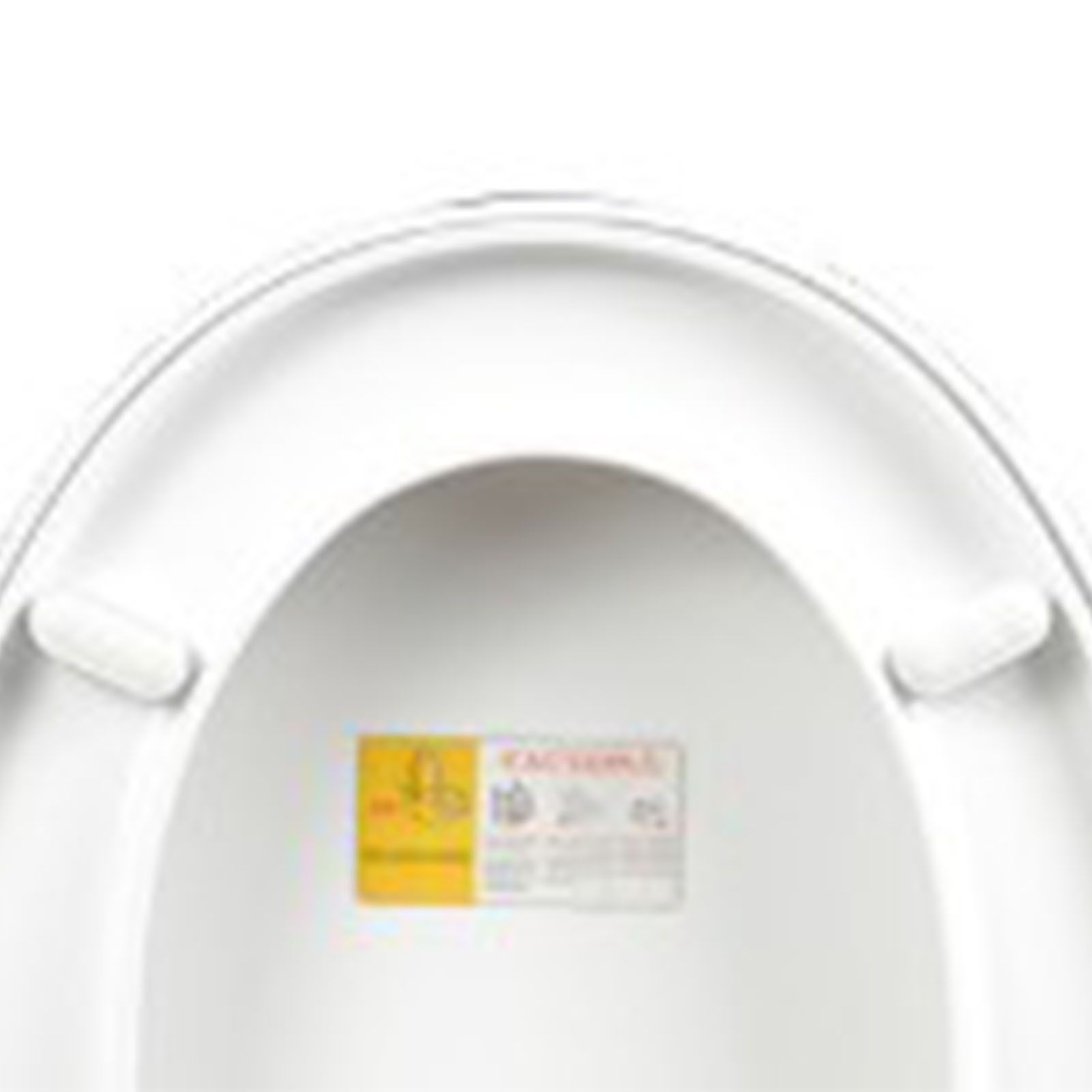Slow Close Toilet Seat Thickened White PP Quick Installation Household Toilet view 7