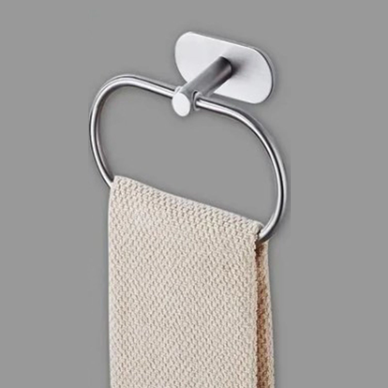 Towel Ring Holder Stainless Steel Bath Hand Towel Holder Vintage Wall Mounted view 9