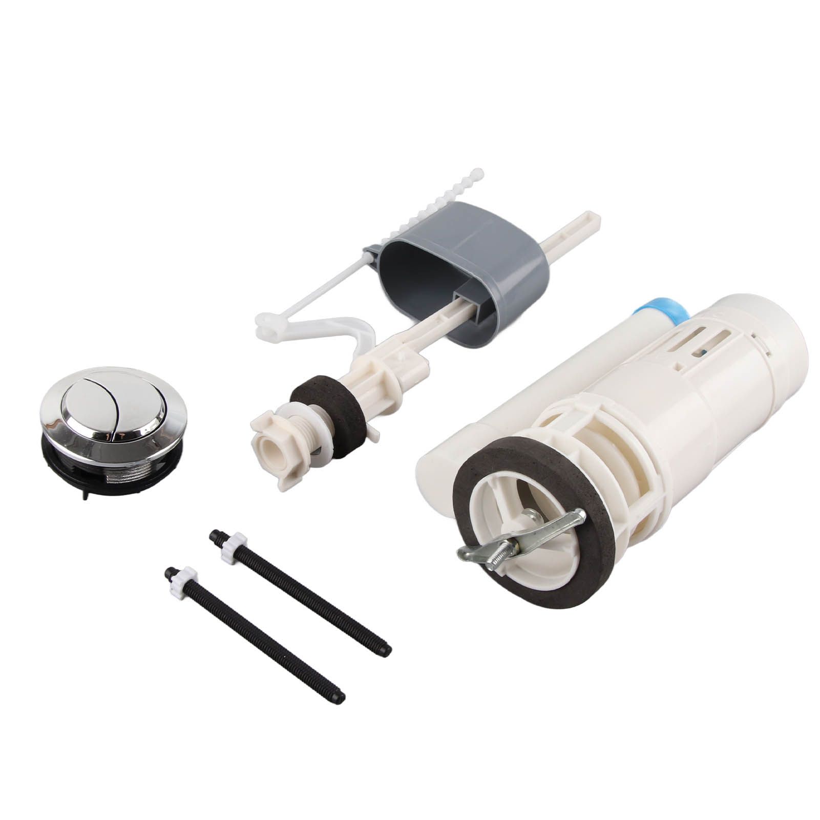 20cm Toilet Replacement Flush Valves Fill Valve with Push Button Universal view 2