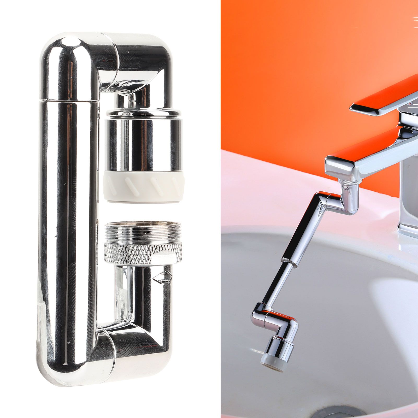 Faucet Extender Retractable Rotating Universal Sink Faucet Aerator for Kitchen view 12
