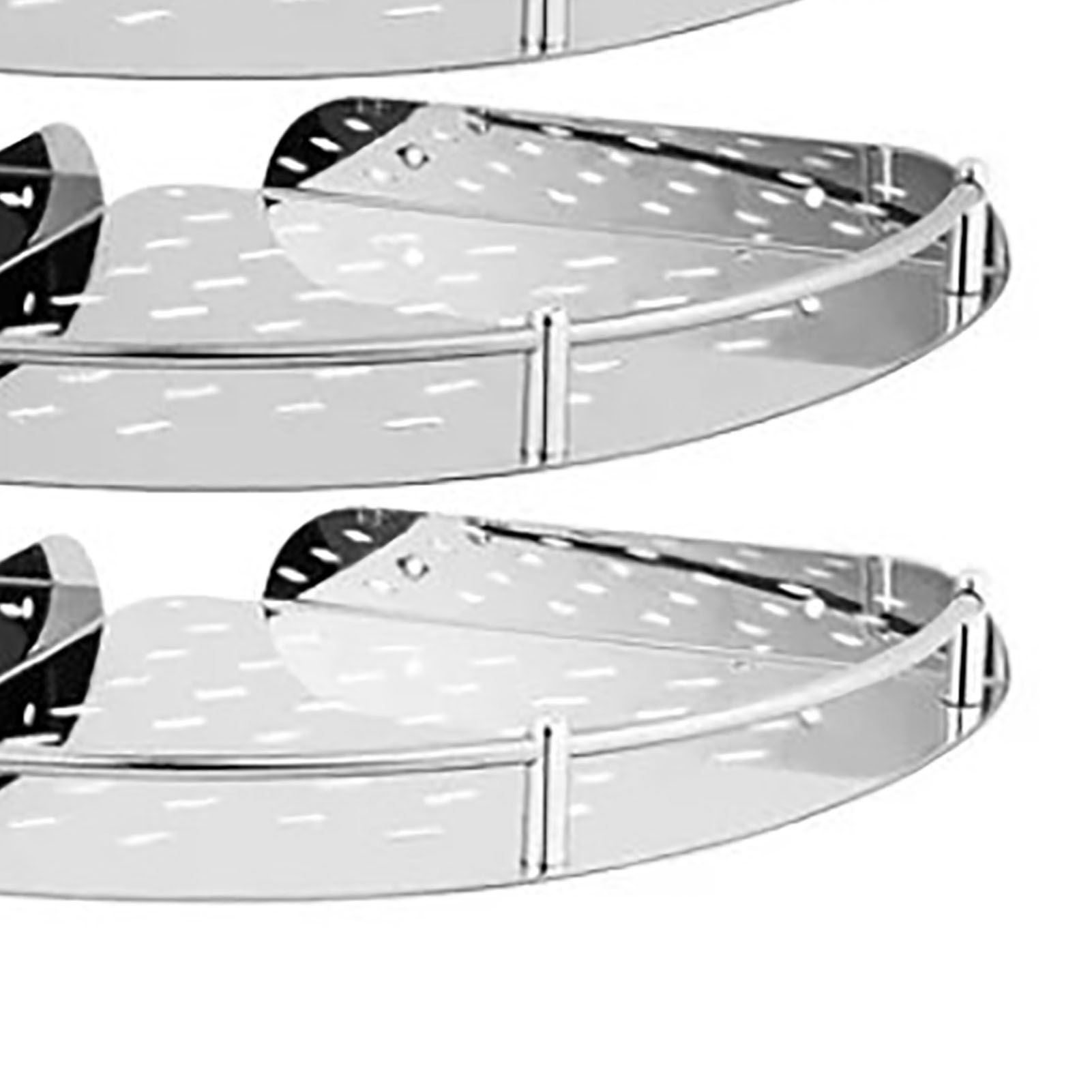 4 Pcs Corner Shower Shelf Stainless Steel Strong Load Bearing Space Saving view 9