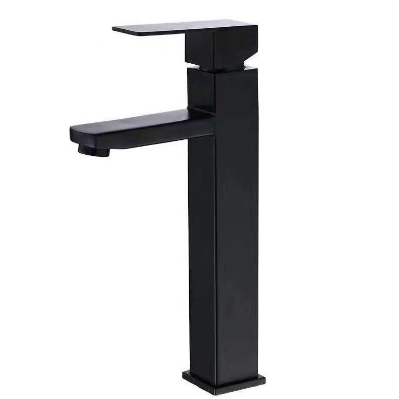 Black Bathroom Faucet Stainless Steel Modern Waterfall Sink Faucet For Home