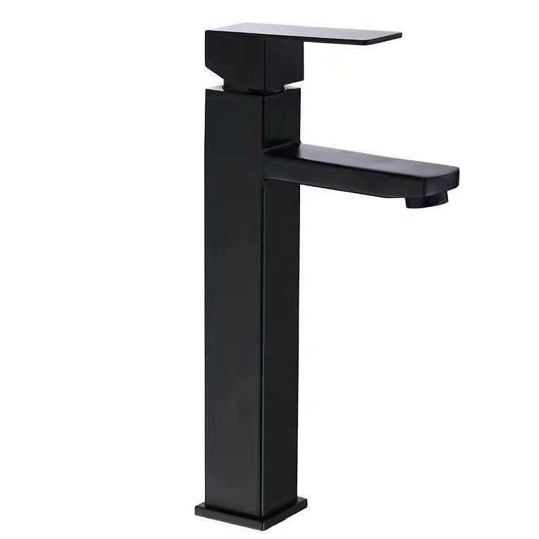 Black Bathroom Faucet Stainless Steel Modern Waterfall Sink Faucet For Home view 2