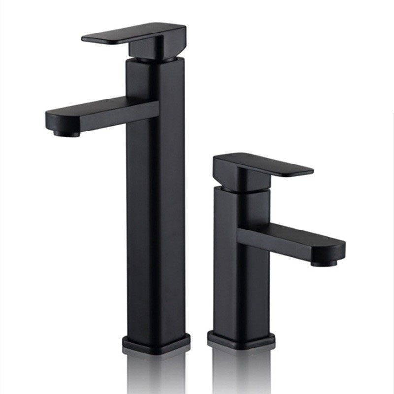 Black Bathroom Faucet Stainless Steel Modern Waterfall Sink Faucet For Home view 6