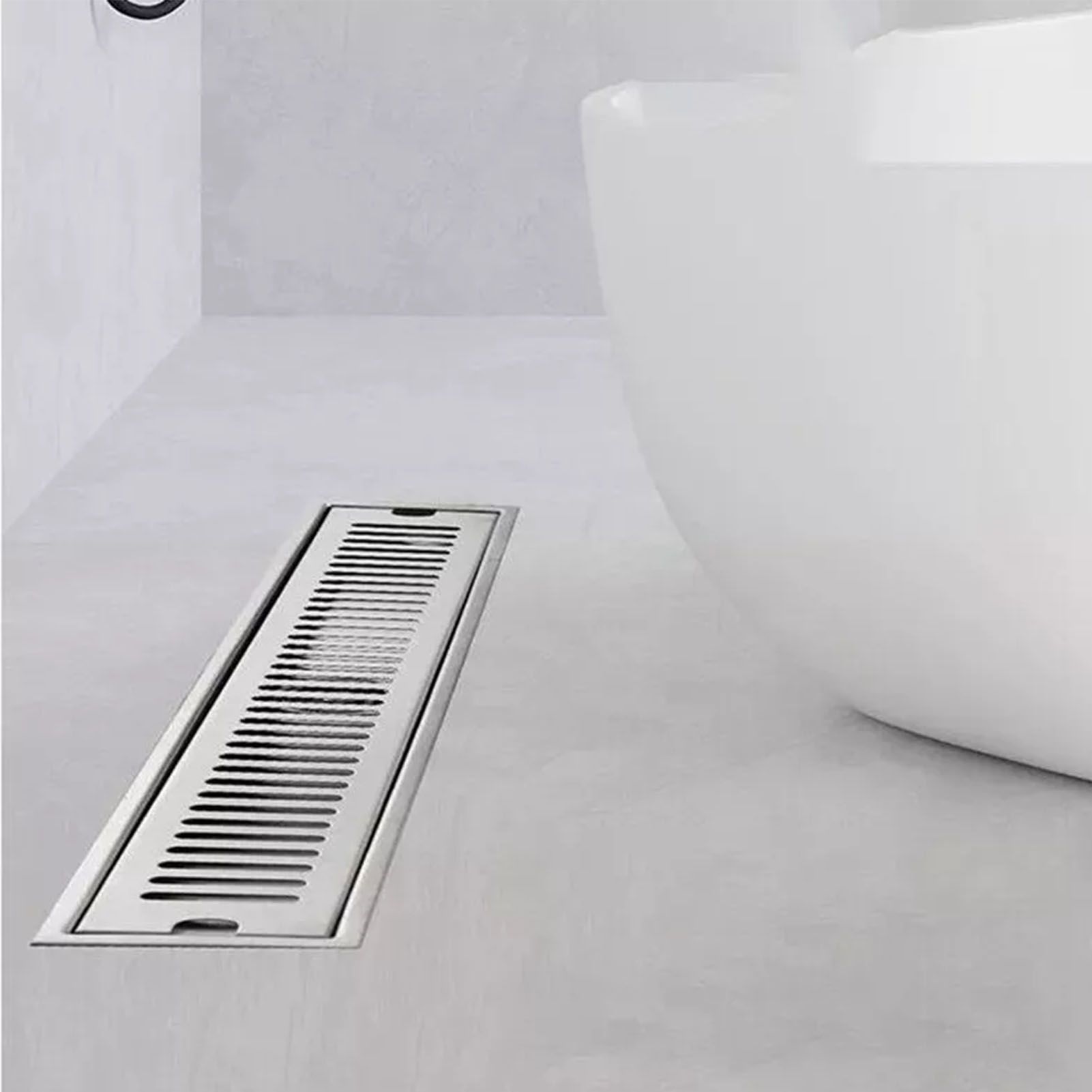 Long Floor Drain Stainless Steel Fast Large Drainage Deodorization Filter for view 5