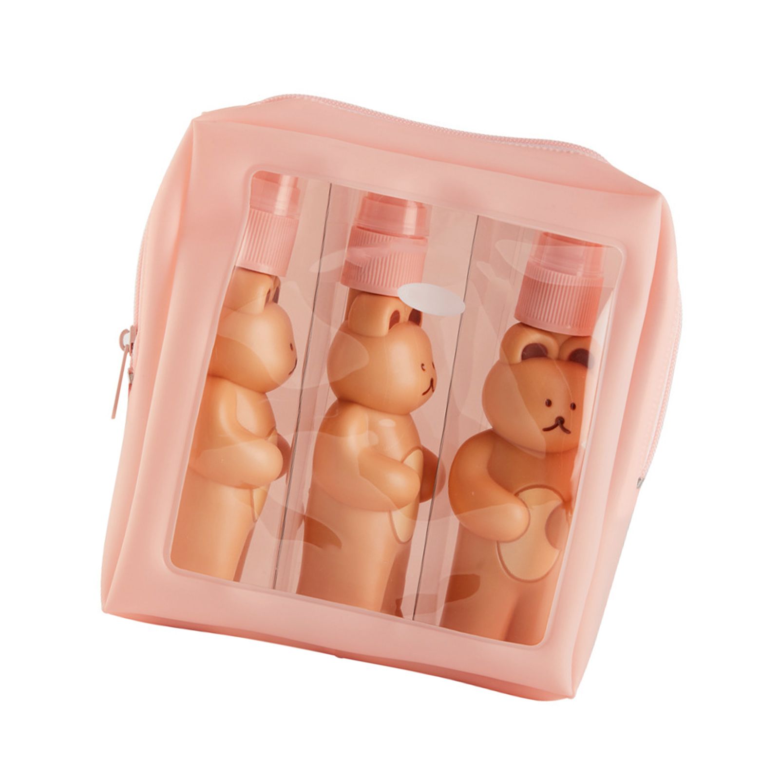 Travel Bottles Kit Cute Bear Look Delicate Easy Press Empty Spray Bottle with view 2