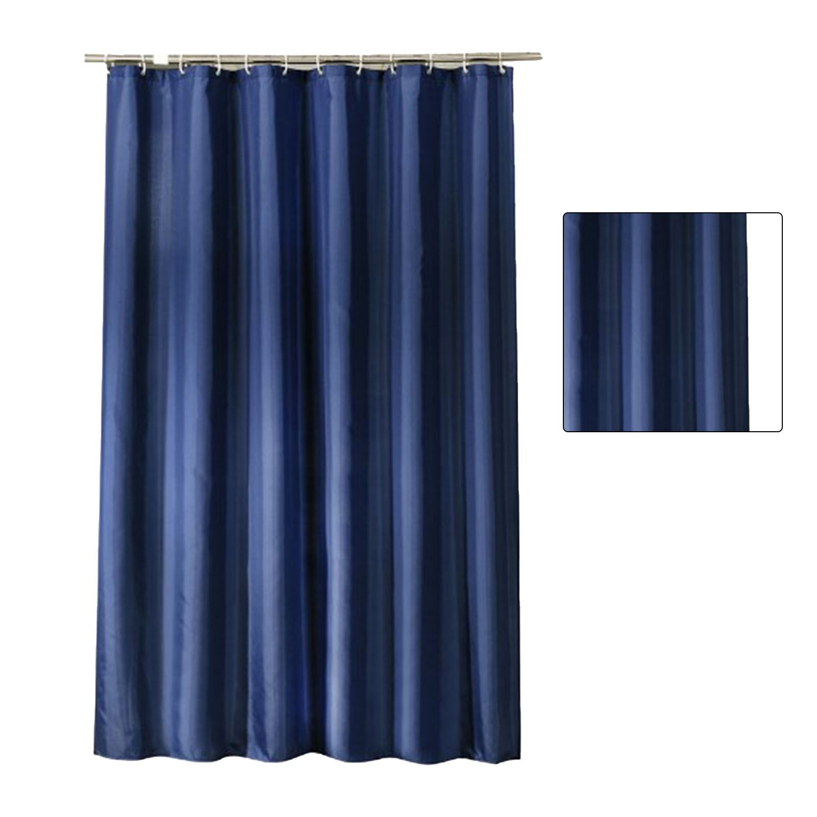Waterproof Shower Curtain with Hooks Modern Thicken Polyester Shower Curtain view 4