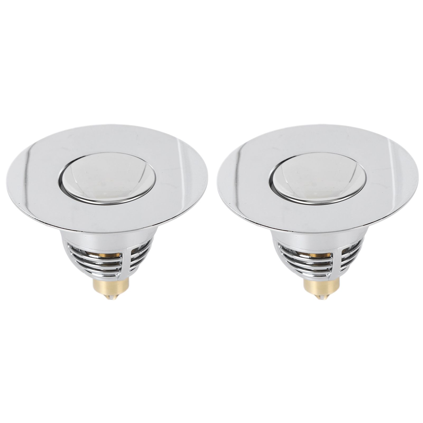 2Pcs Bathroom Sink Stopper Basin Pop Up Sink Drain Strainer Plug for Washbasin view 3