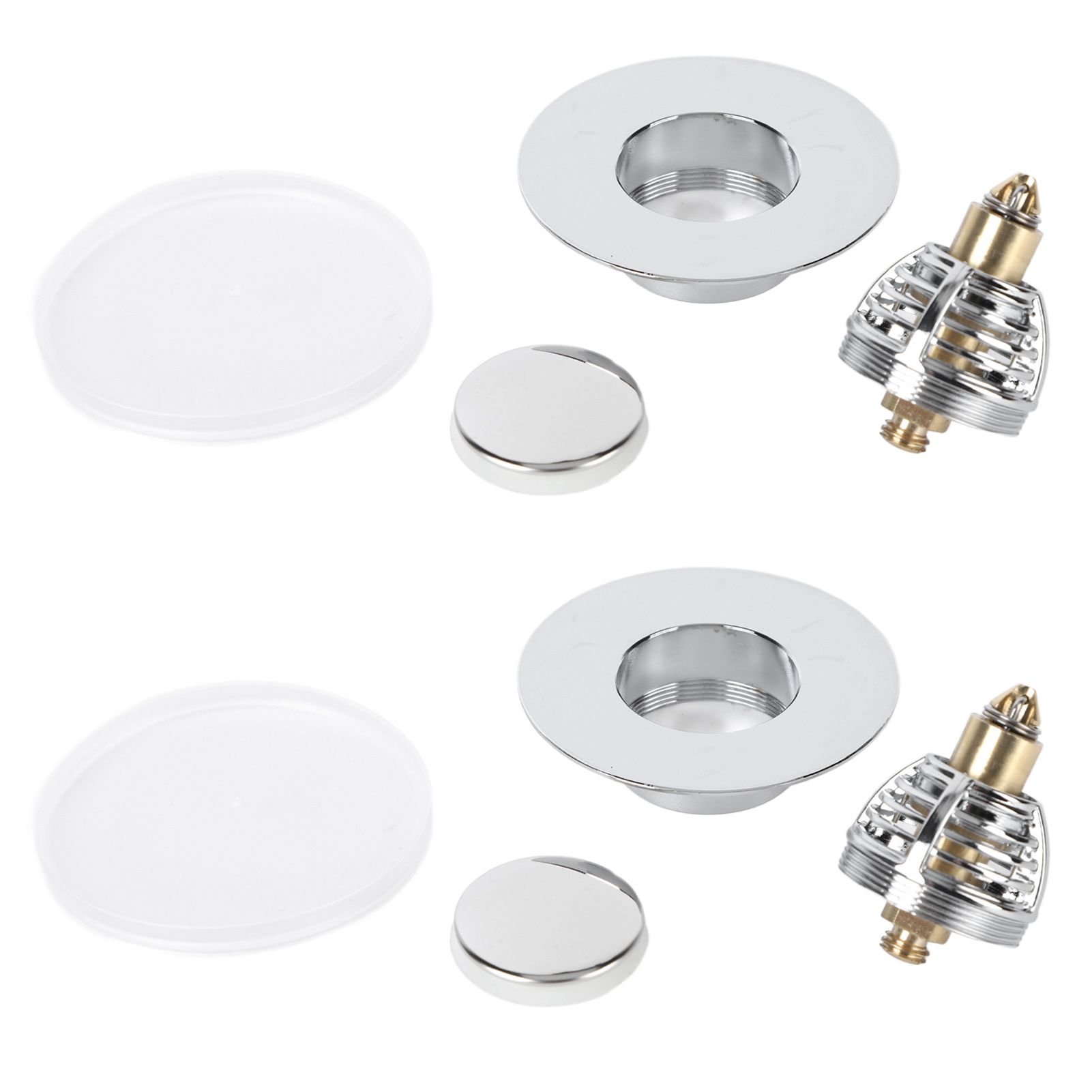 2Pcs Bathroom Sink Stopper Basin Pop Up Sink Drain Strainer Plug for Washbasin view 8