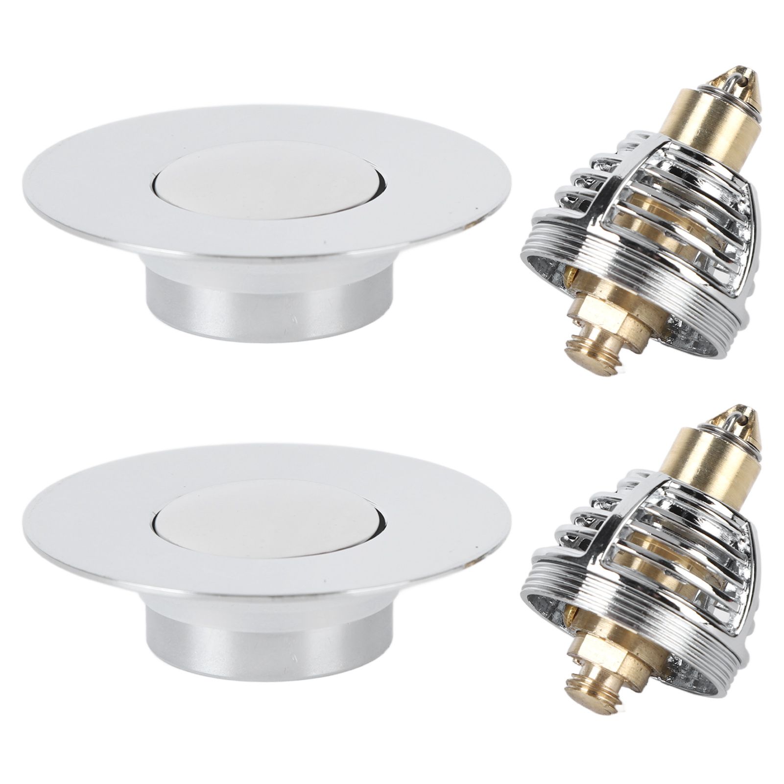 2Pcs Bathroom Sink Stopper Basin Pop Up Sink Drain Strainer Plug for Washbasin view 9