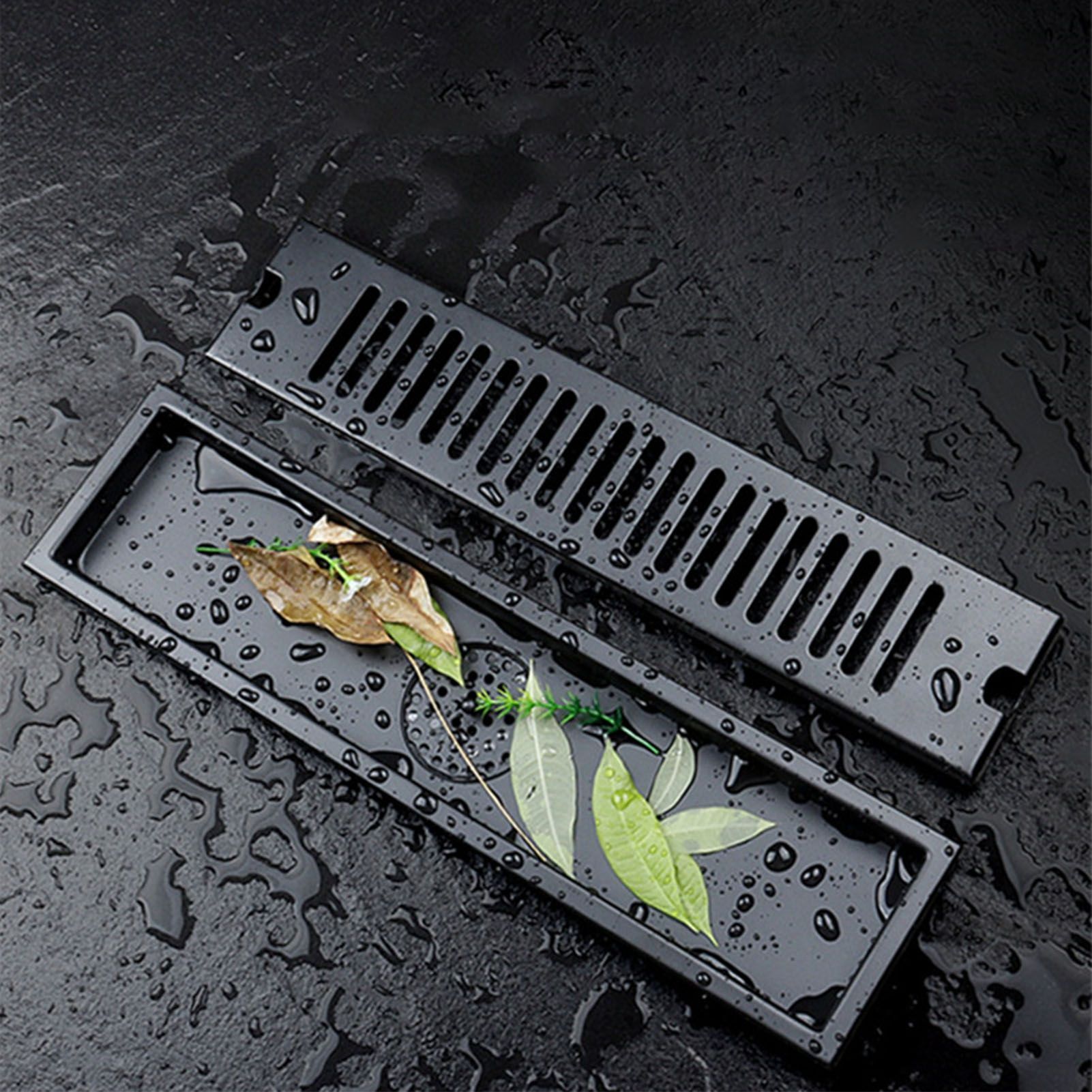 Rectangular Floor Drain 304 Stainless Steel Smooth Surface Fast Drainage view 5