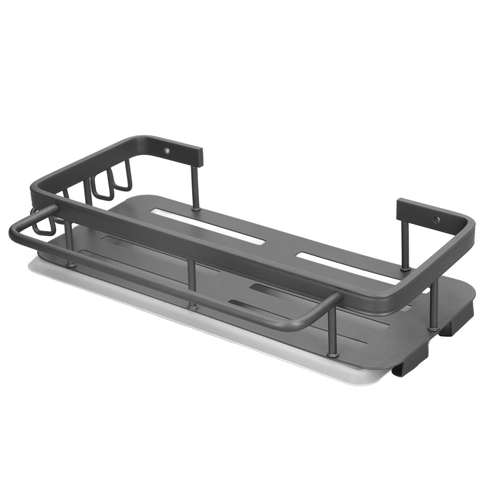 Kitchen Wall Mounted Sink Shelf Punching Free Rustproof Over Sink Dish Drying view 2